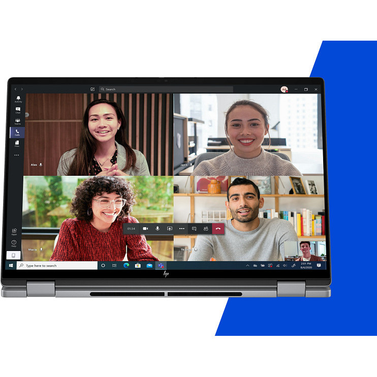 Laptop HP OmniBook X Flip 16" 2k Touchscreen Ryzen AI 5 340 (16GB RAM, 512GB SSD, Windows 11 Home) – internacionalna non HR tipkovnica-3