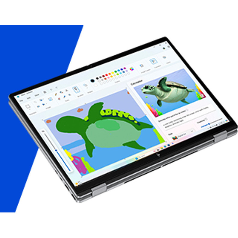 Laptop HP OmniBook X Flip 16" 2k Touchscreen Ryzen AI 5 340 (16GB RAM, 512GB SSD, Windows 11 Home) – internacionalna non HR tipkovnica-5