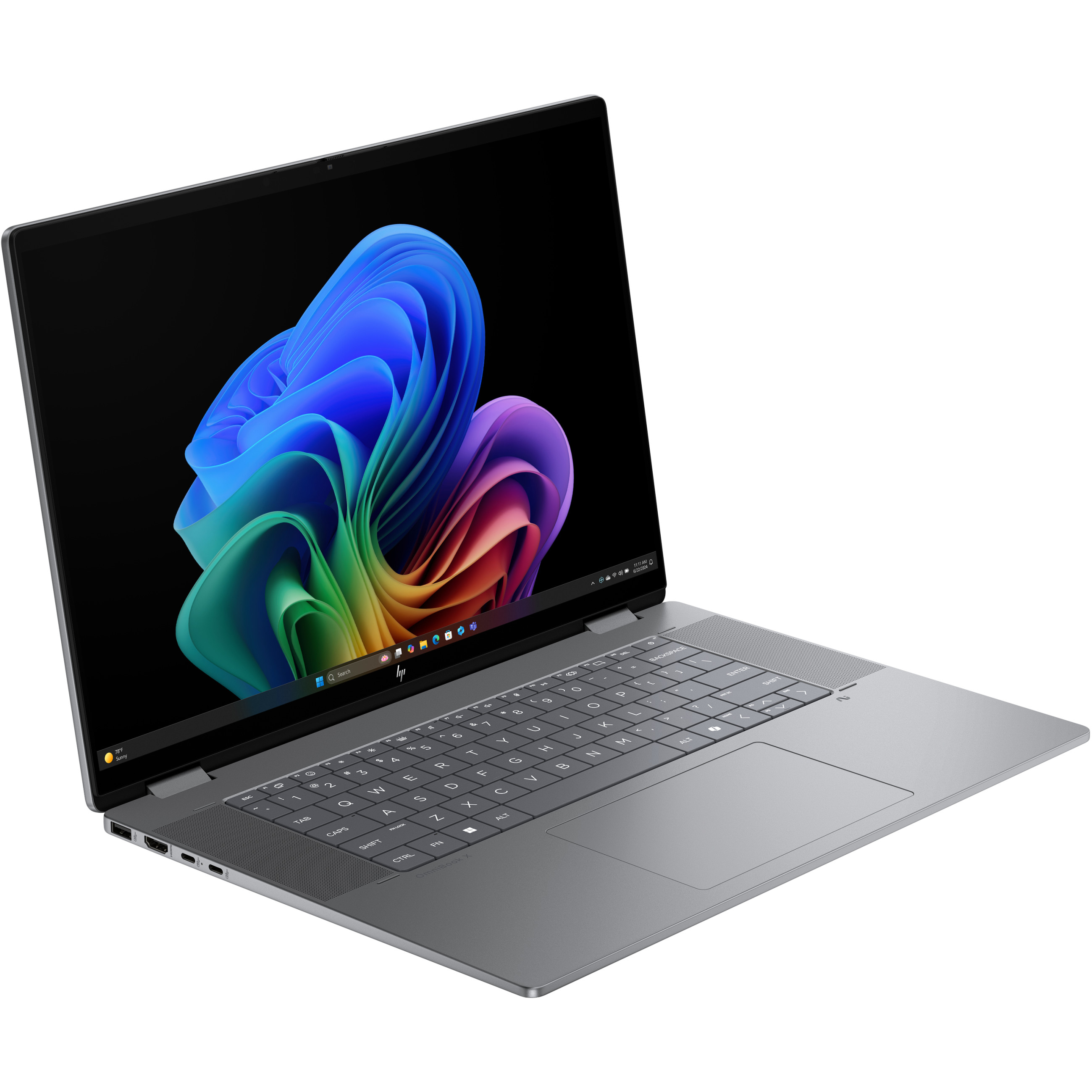 Laptop HP OmniBook X Flip 16" 2k Touchscreen Ryzen AI 5 340 (16GB RAM, 512GB SSD, Windows 11 Home) – internacionalna non HR tipkovnica-10