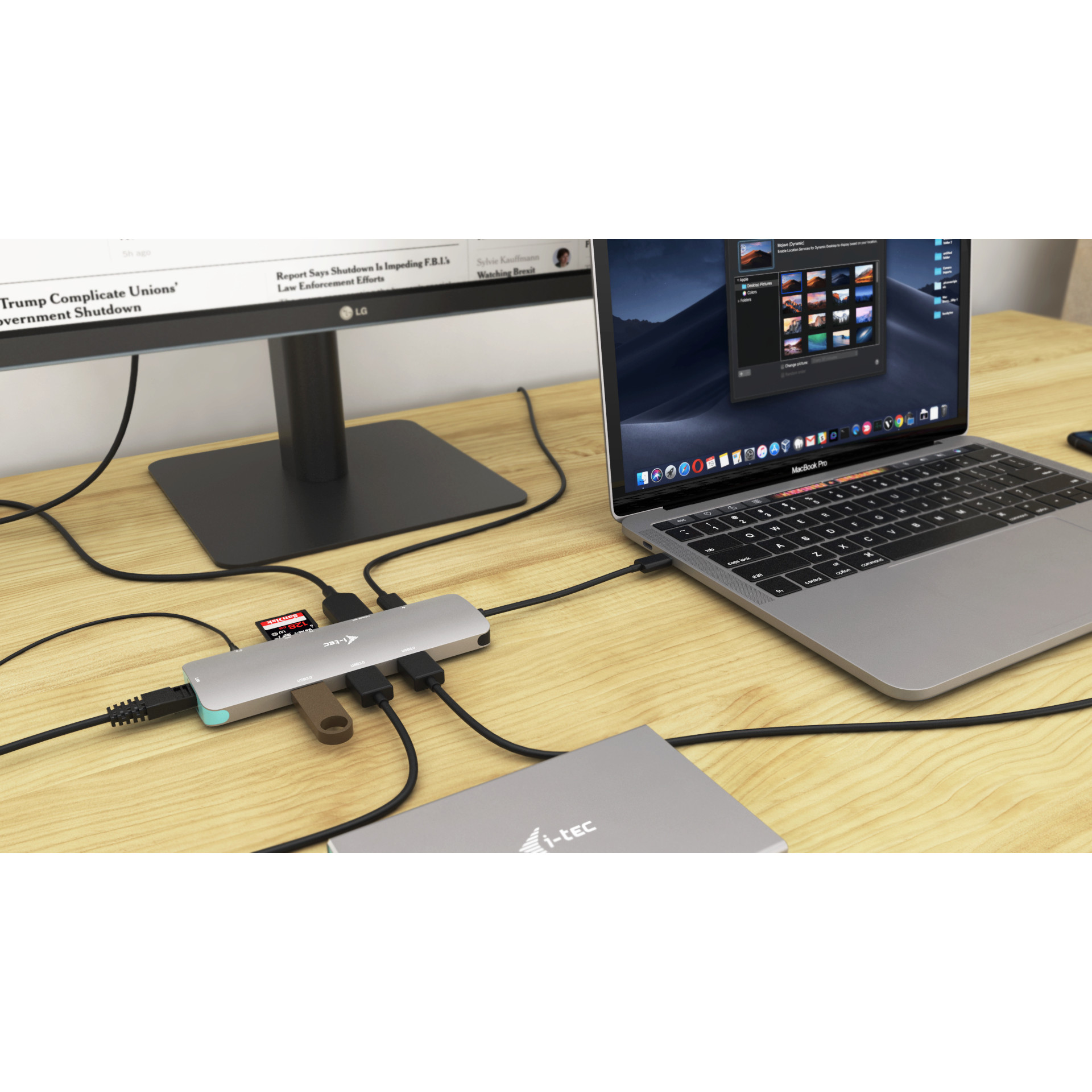 Docking Station I-TEC D i-tec Metal USB-C Nano 4K HDMI LAN + Power Delivery-2