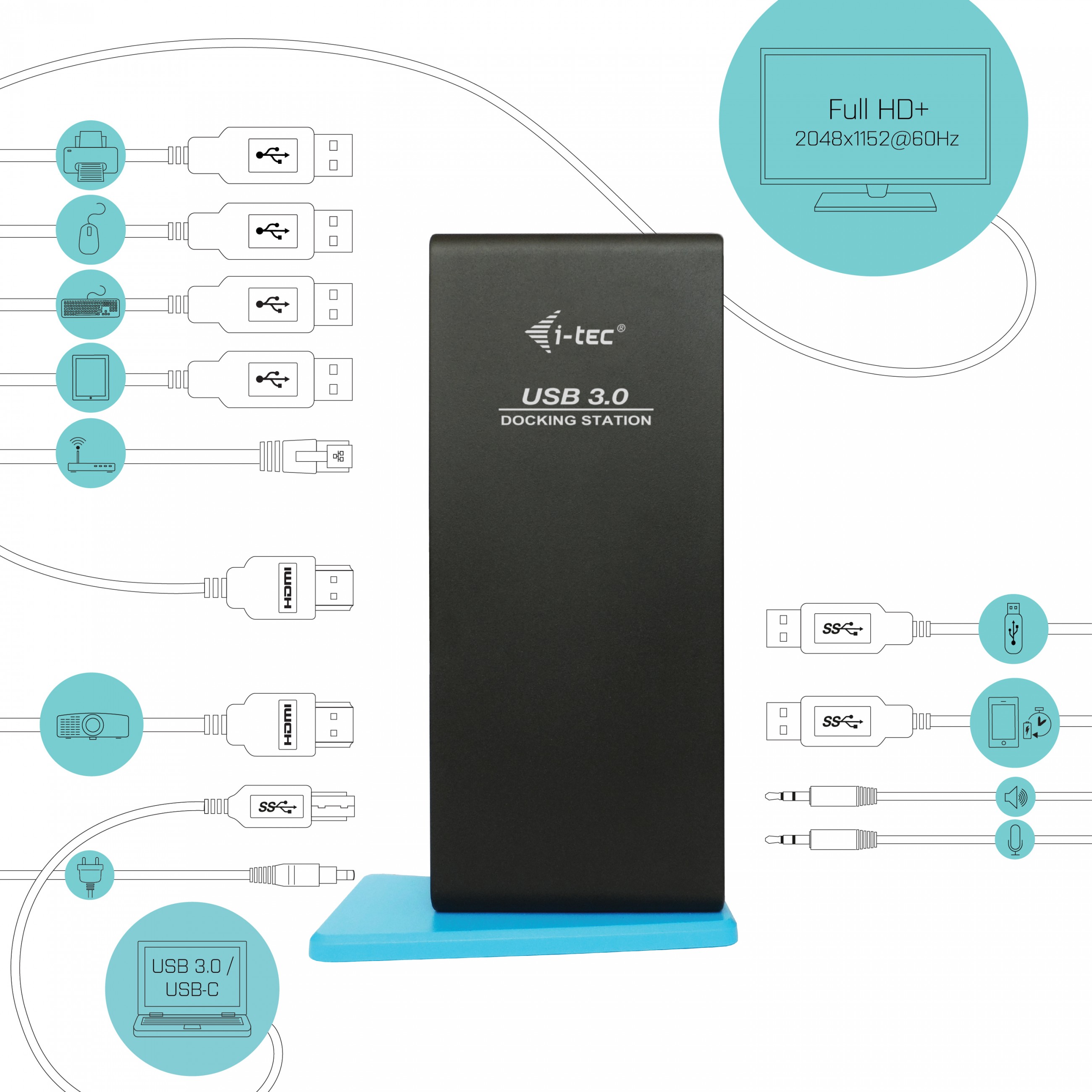 Docking Station I-TEC USB 3.0 Dual HDMI D I-TEC-4