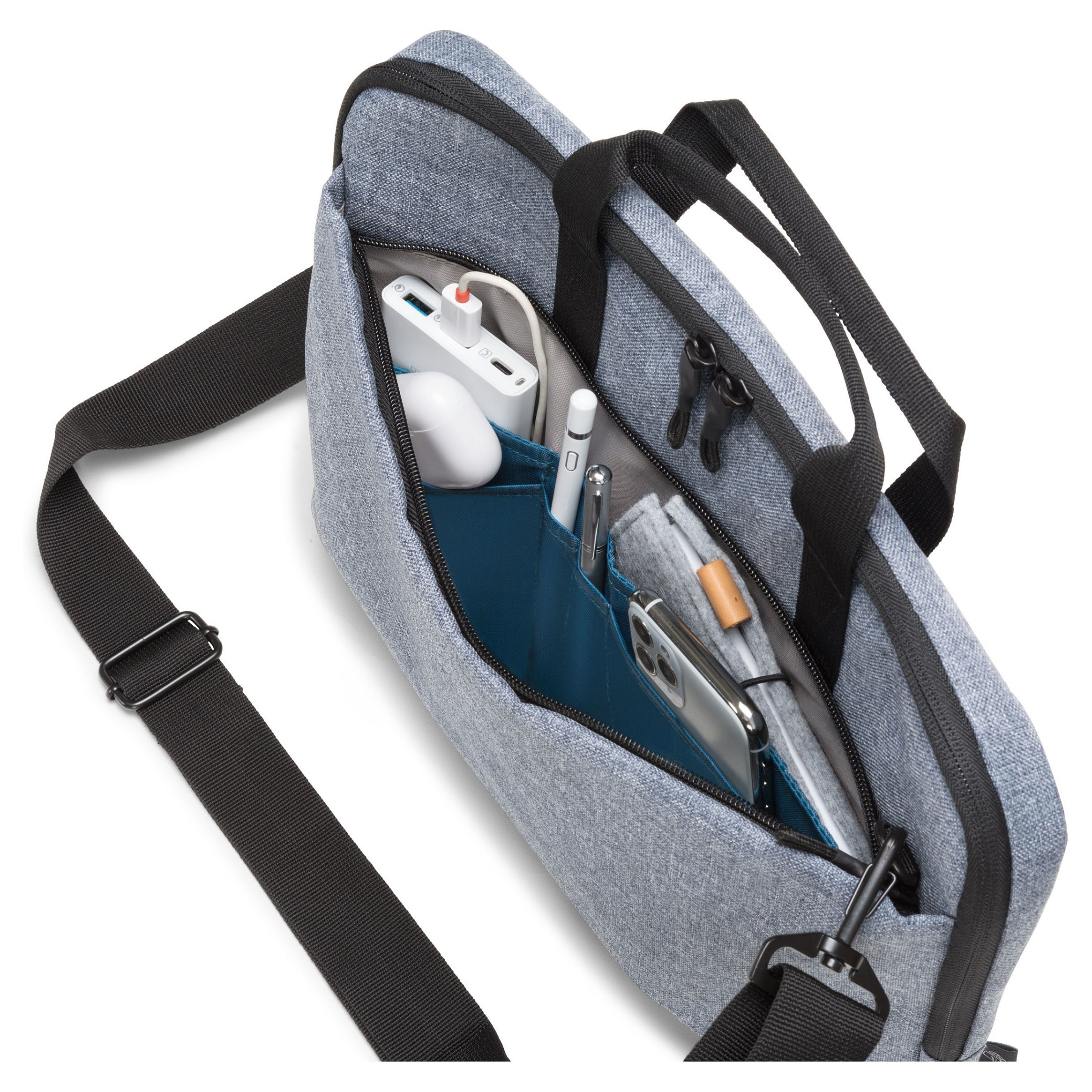 Torba za laptop DICOTA Eco Slim Case MOTION 14-15.6" Blue Denim (PET materijal, podstavljena)-5