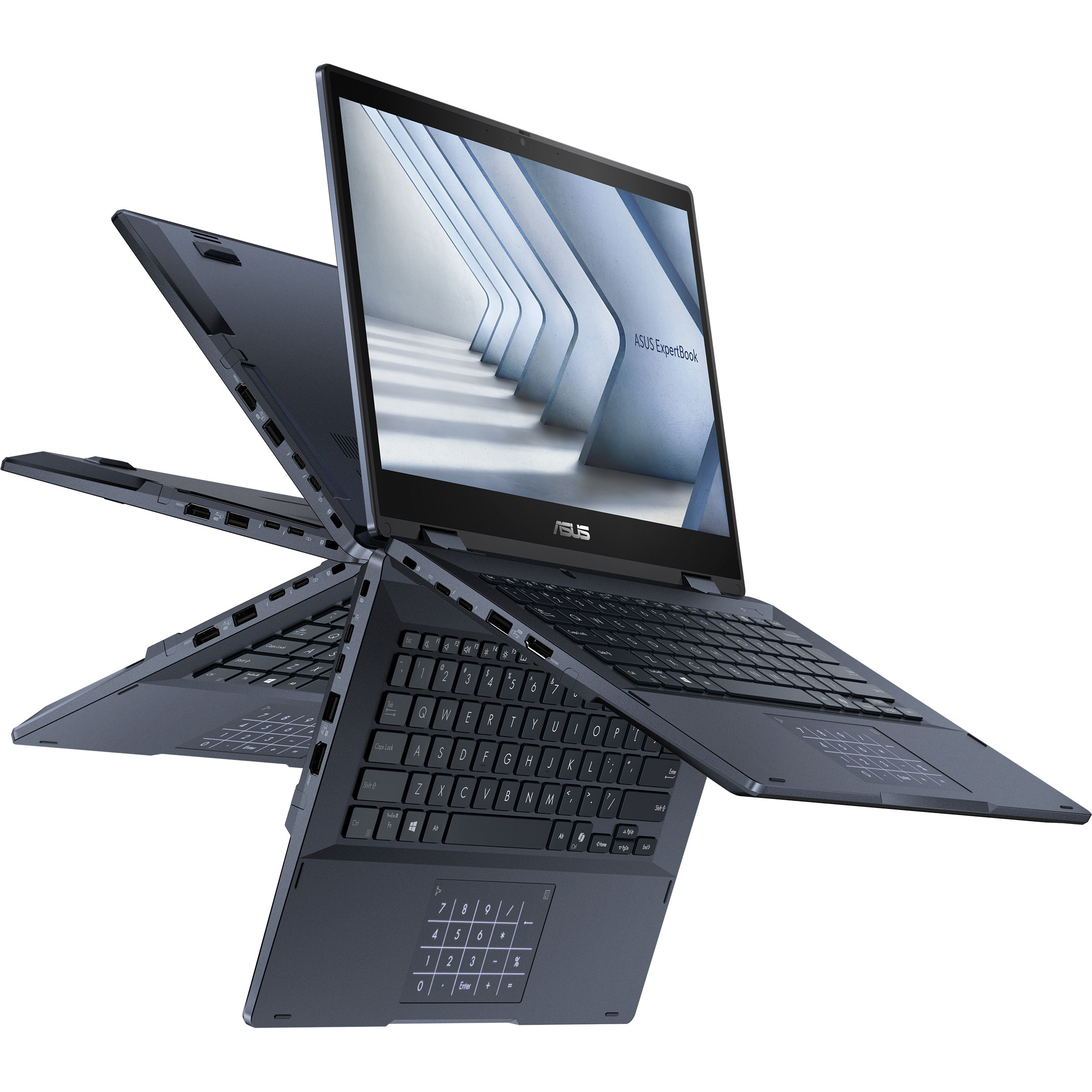 Laptop ASUS ExpertBook B3 B3402FVA-EC2616X (16" FHD, Intel Celeron N5100, 8GB RAM, 512GB SSD, Windows 11 Pro, hrvatska tipkovnica, siva) – internacionalna non HR tipkovnica-5