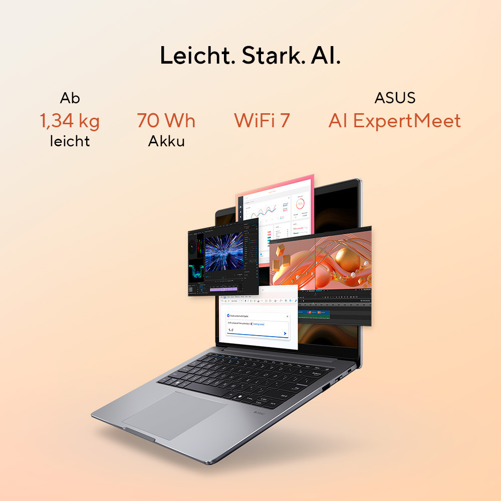 Laptop ASUS ExpertBook PM3 PM3406CKA-LY0281X (14" FHD, Ryzen 5 3300U, 16GB RAM, 512GB SSD, Win11 Pro, hrvatska tipkovnica, siva) – internacionalna non HR tipkovnica-5