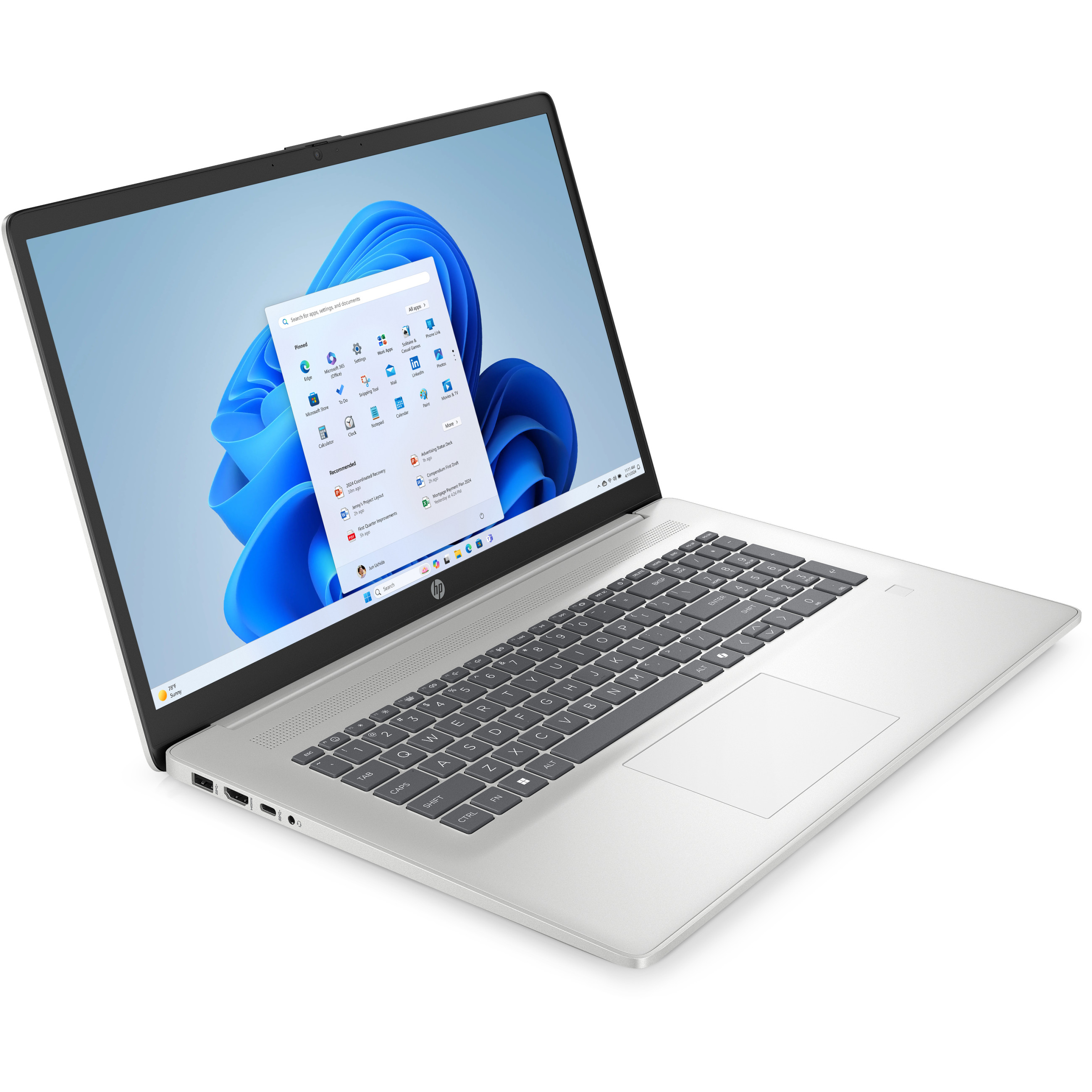 Laptop HP 17-cp2558ng (43,9cm 17,3) R5 7520U 16GB 512GB W11 Home – internacionalna non HR tipkovnica-1
