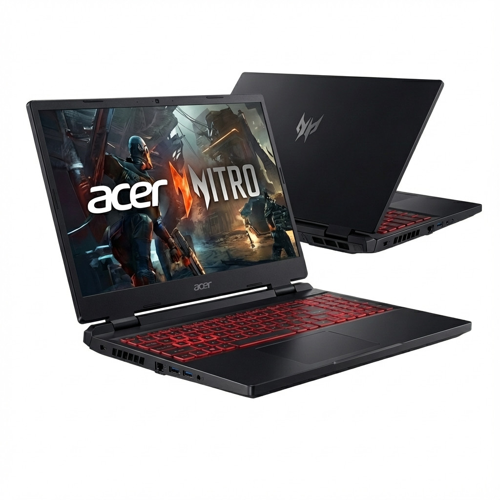 Laptop ACER Nitro V17 AI ANV17-41-R311 (17.3" QHD, Ryzen 7 2600H, 32GB RAM, 2TB SSD, RTX 5070, Win11) – internacionalna non HR tipkovnica