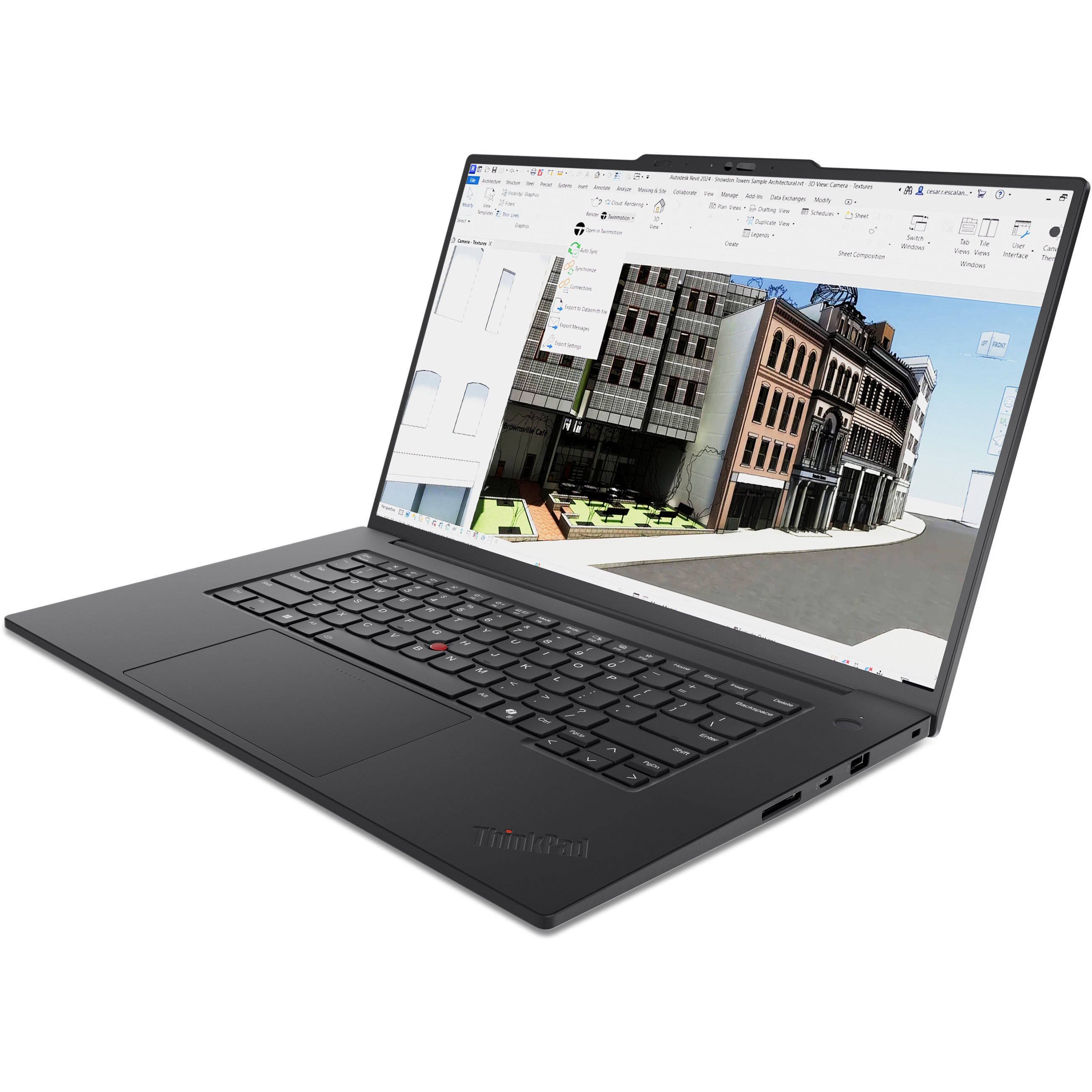 Laptop LENOVO ThinkPad T1g Gen 8 CU9 285H (15.6" FHD, Intel Core i7, 64GB RAM, 2TB SSD, NVIDIA RTX 5070, Windows 11 Pro, hrvatska tipkovnica, crna) – internacionalna non HR tipkovnica-5