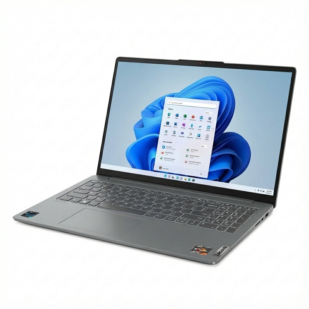 Laptop LENOVO IdeaPad Slim 5 Core7 240H (15.6" FHD, Ryzen 7, 32GB RAM, 1TB SSD, Windows 11 Home, hrvatska tipkovnica, srebrna) – internacionalna non HR tipkovnica