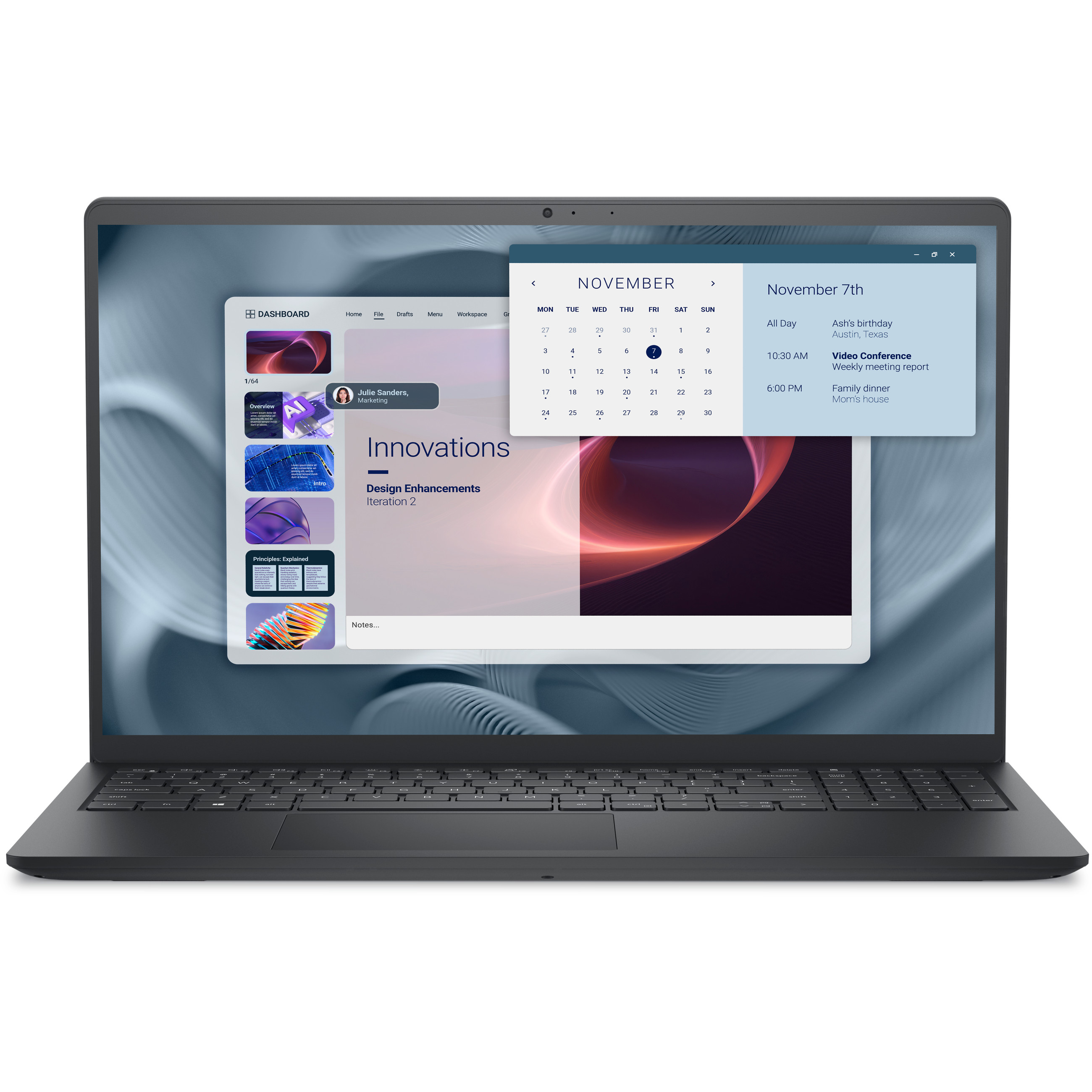 Laptop DELL Pro 15 Essential PV15250 (15.6" FHD, i7-1355U, 16GB, 1TB, Intel Iris Xe, W11Pro) – internacionalna non HR tipkovnica-0