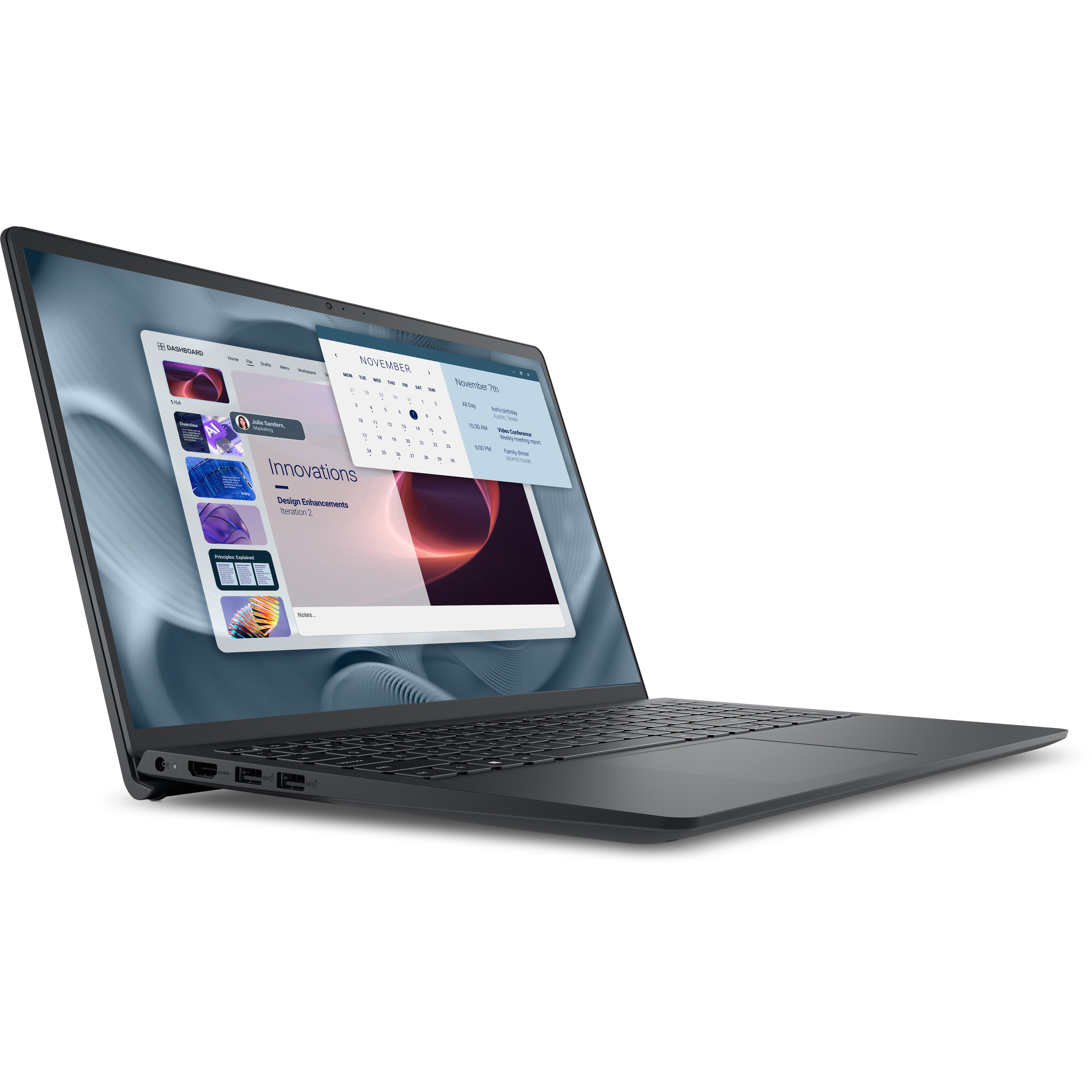 Laptop DELL Pro 15 Essential PV15250 (15.6" FHD, i7-1355U, 16GB, 1TB, Intel Iris Xe, W11Pro) – internacionalna non HR tipkovnica-1