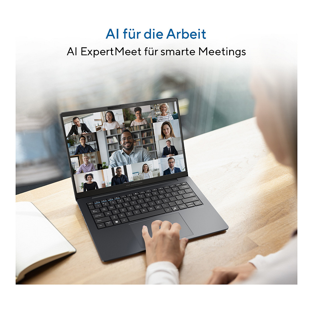 Laptop ASUS ExpertBook B3 14" U5-125H (14" FHD, Intel Core i5, 16GB RAM, 512GB SSD, 5G, Windows 11 Pro, hrvatska tipkovnica, siva) – internacionalna non HR tipkovnica-14