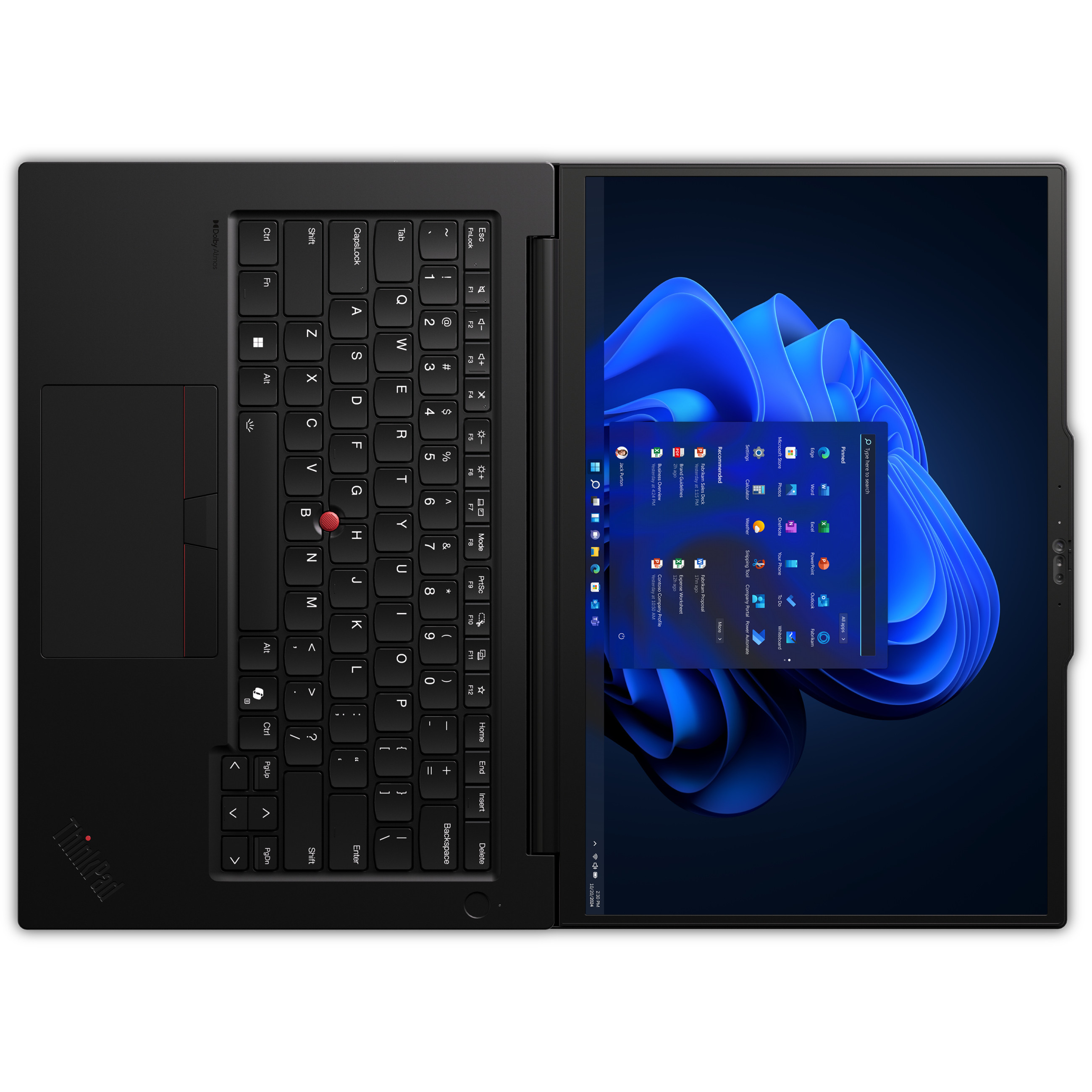 Laptop LENOVO ThinkPad P14s Gen 6 (14" FHD, i7, 64GB RAM, 1TB SSD, NVIDIA, W11Pro) – internacionalna non HR tipkovnica-2