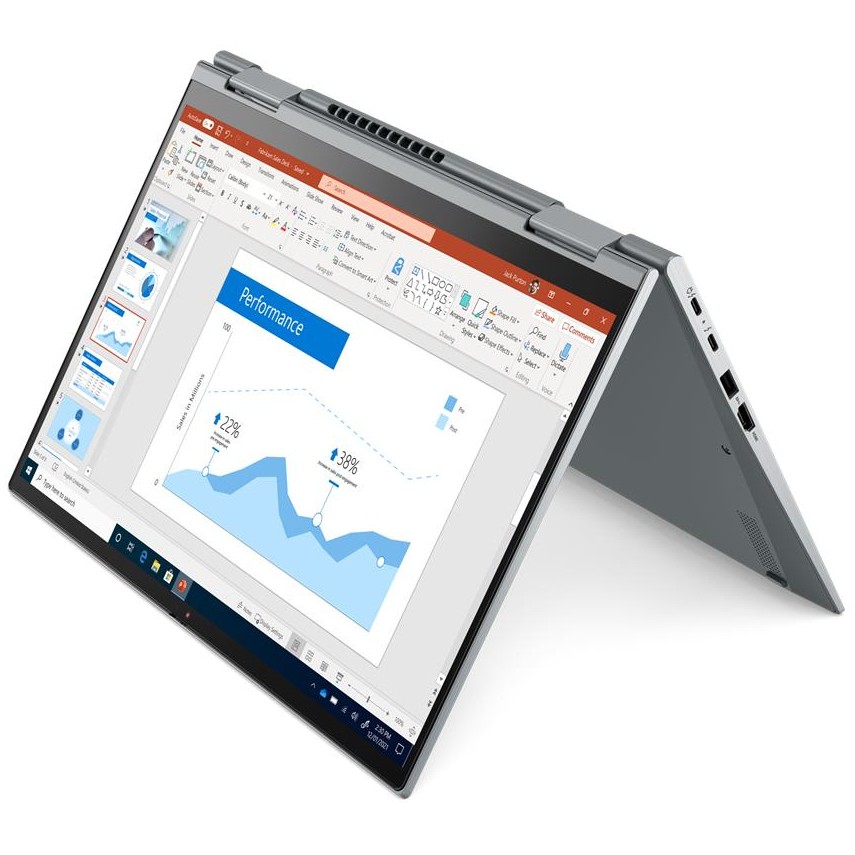 Laptop T1A LENOVO X1 YOGA i5-1145G7 (14" FHD, Intel i5, 16GB RAM, 512GB SSD, Intel Iris Xe, Windows 10, hrvatska tipkovnica, srebrna) - korišteno / profesionalno obnovljeno, jamstvo uključeno – internacionalna non HR tipkovnica-2