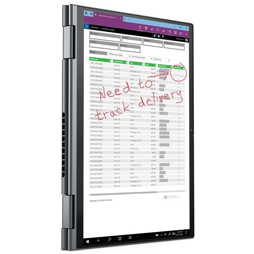 Laptop T1A LENOVO X1 YOGA i5-1145G7 (14" FHD, Intel i5, 16GB RAM, 512GB SSD, Intel Iris Xe, Windows 10, hrvatska tipkovnica, srebrna) - korišteno / profesionalno obnovljeno, jamstvo uključeno – internacionalna non HR tipkovnica-3