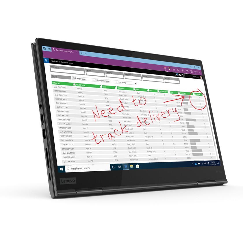 Laptop LENOVO X1 YOGA N14 T1A (14" FHD, i5-10310U, 16GB RAM, 512GB SSD, Windows 11 Pro) - korišteno / profesionalno obnovljeno, jamstvo uključeno – internacionalna non HR tipkovnica-2