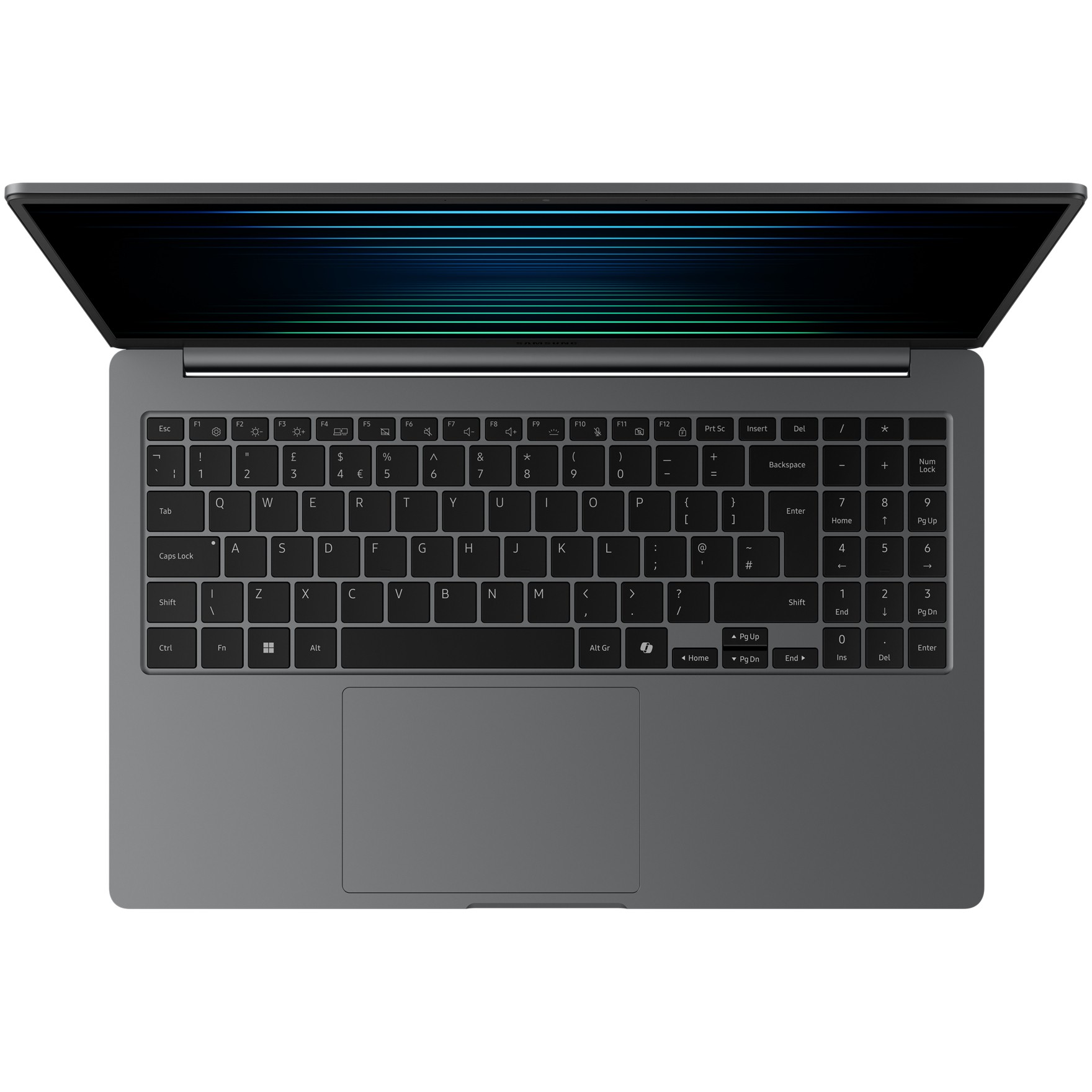 Laptop SAMSUNG Galaxy Book5 CU5 (13.3'', Full HD, Intel Core i5, 8GB RAM, 256GB SSD, Windows 11 Home, siva boja) – internacionalna non HR tipkovnica-1
