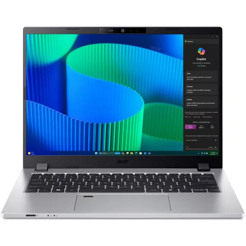 Laptop ACER TravelMate P2 58DJ (40,6 cm, Intel Core Ultra 5 115U, RAM, SSD, grafika, OS, jezik tipkovnice, boja) – internacionalna non HR tipkovnica-0