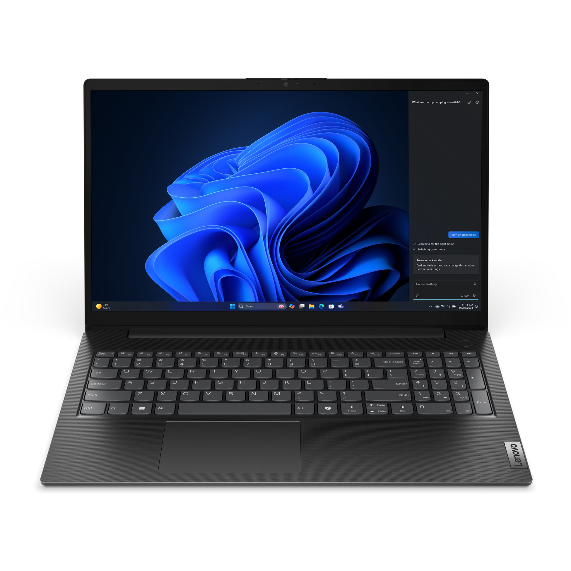 Laptop LENOVO V15 G5 (15,6" FHD, i5-13420H, 16GB RAM, 512GB SSD, Windows 11 Pro) – internacionalna non HR tipkovnica