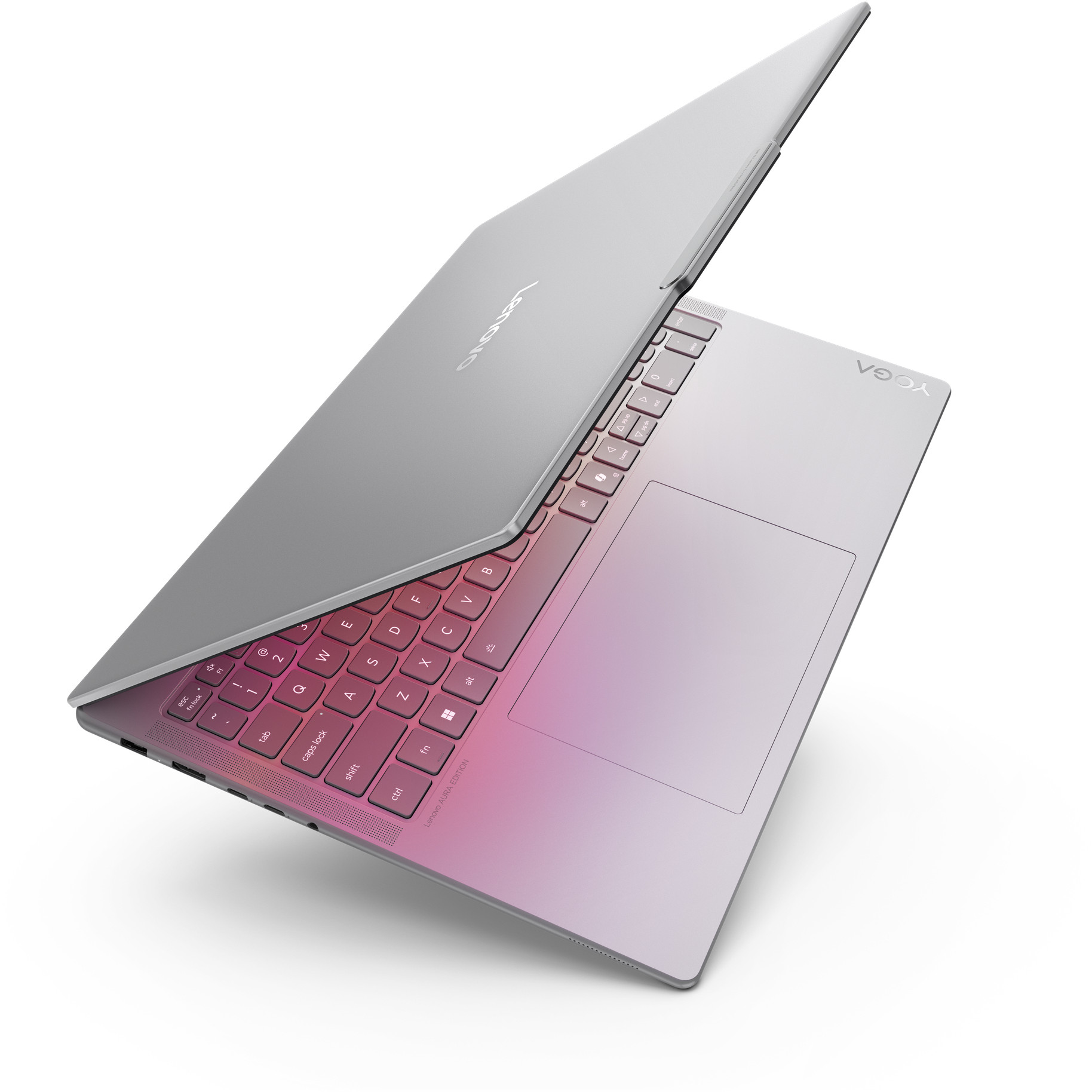 Laptop LENOVO Yoga Pro 9 16IAH10 (16", OLED, 3.2K, Intel Core Ultra 9 285H, 32 GB, 1 TB SSD, GeForce RTX 5060, Windows 11 Pro, DE tipkovnica, siva)-2