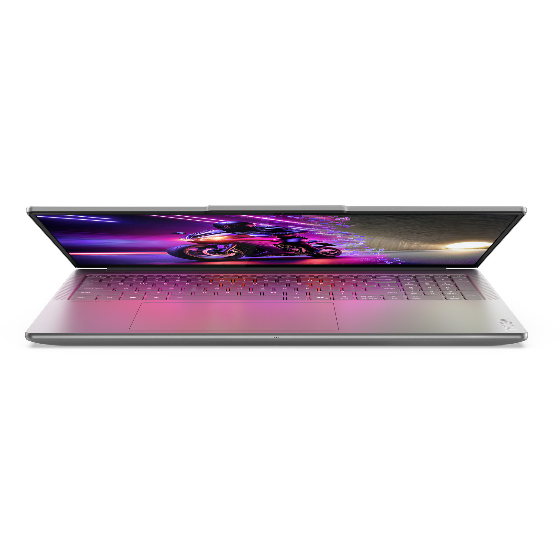 Laptop LENOVO Yoga Pro 9 16IAH10 (16", OLED, 3.2K, Intel Core Ultra 9 285H, 32 GB, 1 TB SSD, GeForce RTX 5060, Windows 11 Pro, DE tipkovnica, siva)-9