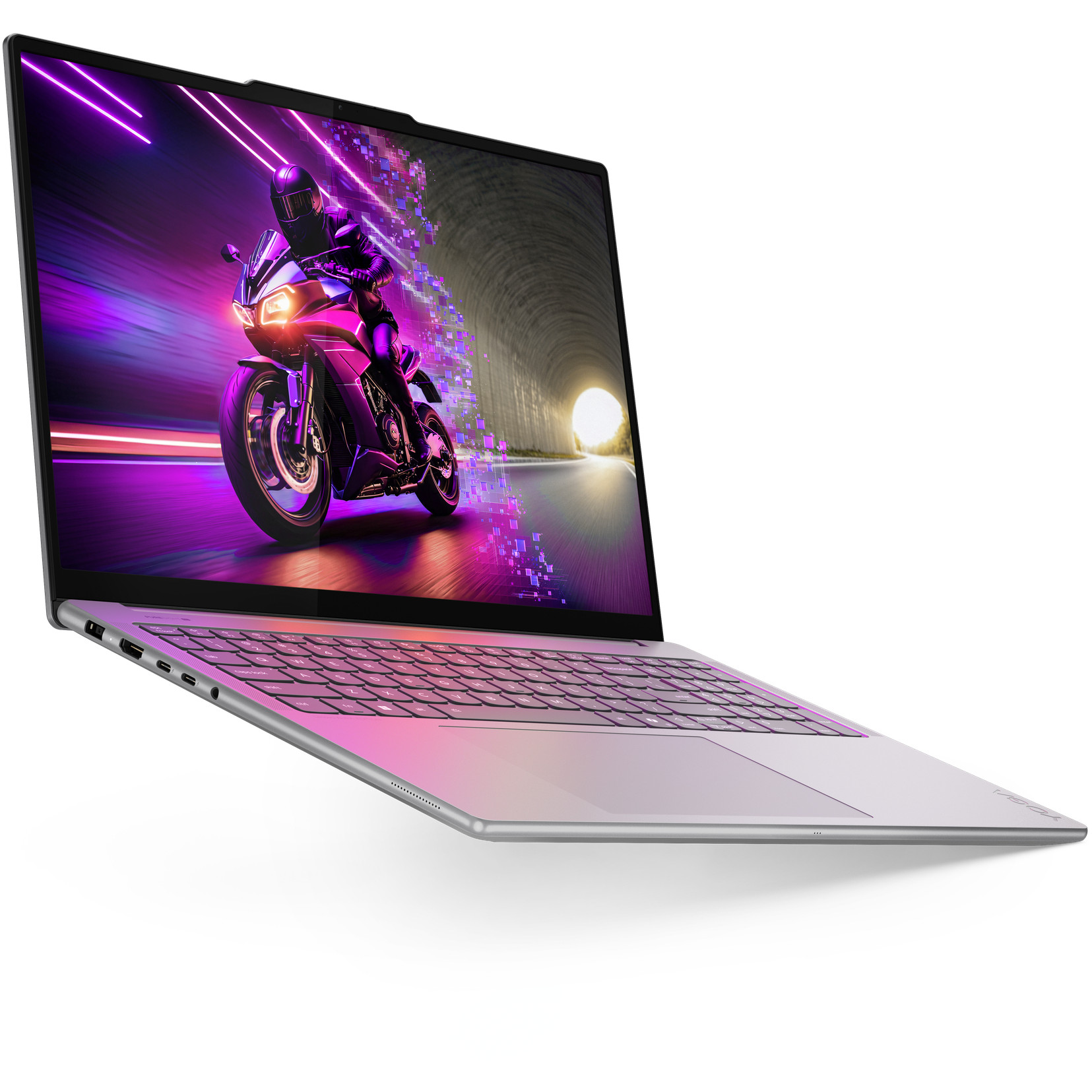 Laptop LENOVO Yoga Pro 9 16IAH10 (16", OLED, 3.2K, Intel Core Ultra 9 285H, 32 GB, 1 TB SSD, GeForce RTX 5060, Windows 11 Pro, DE tipkovnica, siva)-10