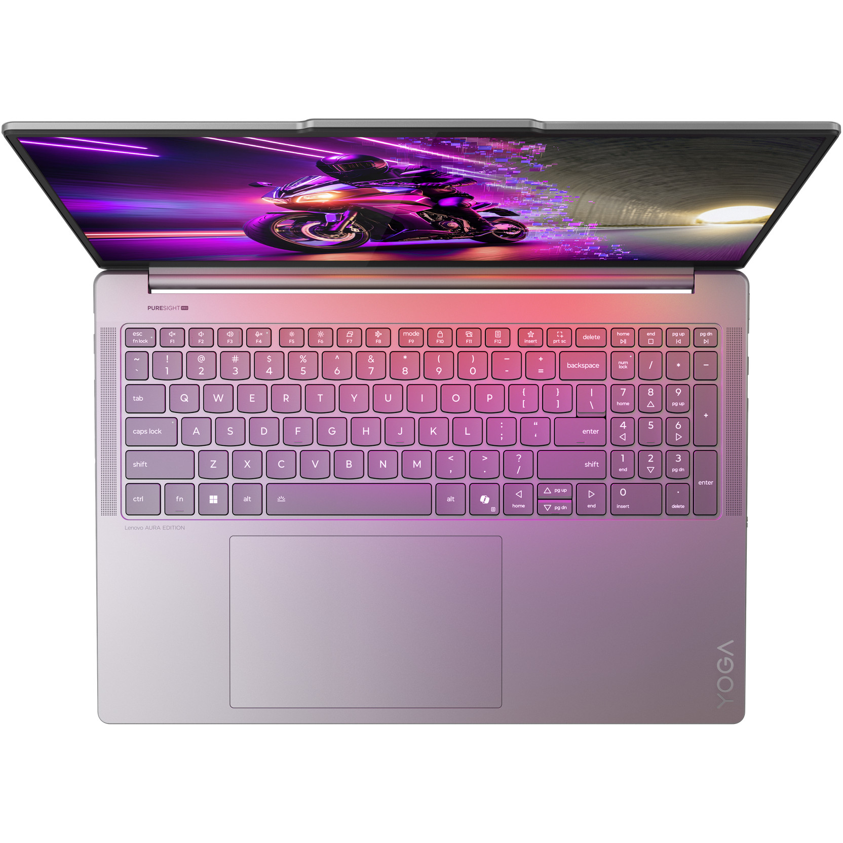 Laptop LENOVO Yoga Pro 9 16IAH10 (16", OLED, 3.2K, Intel Core Ultra 9 285H, 32 GB, 1 TB SSD, GeForce RTX 5060, Windows 11 Pro, DE tipkovnica, siva)-13