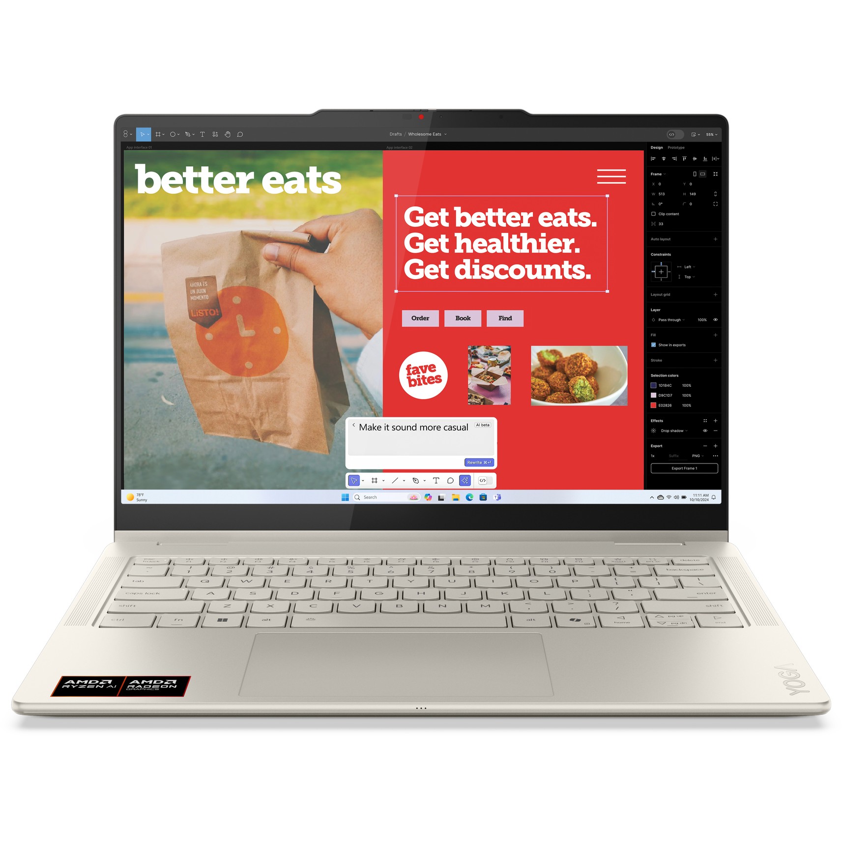 Laptop LENOVO Yoga 7 2-in-1 14AKP10 14" 2,8K Ryzen AI 7 350 16GB/1TB SSD Windows 11-0