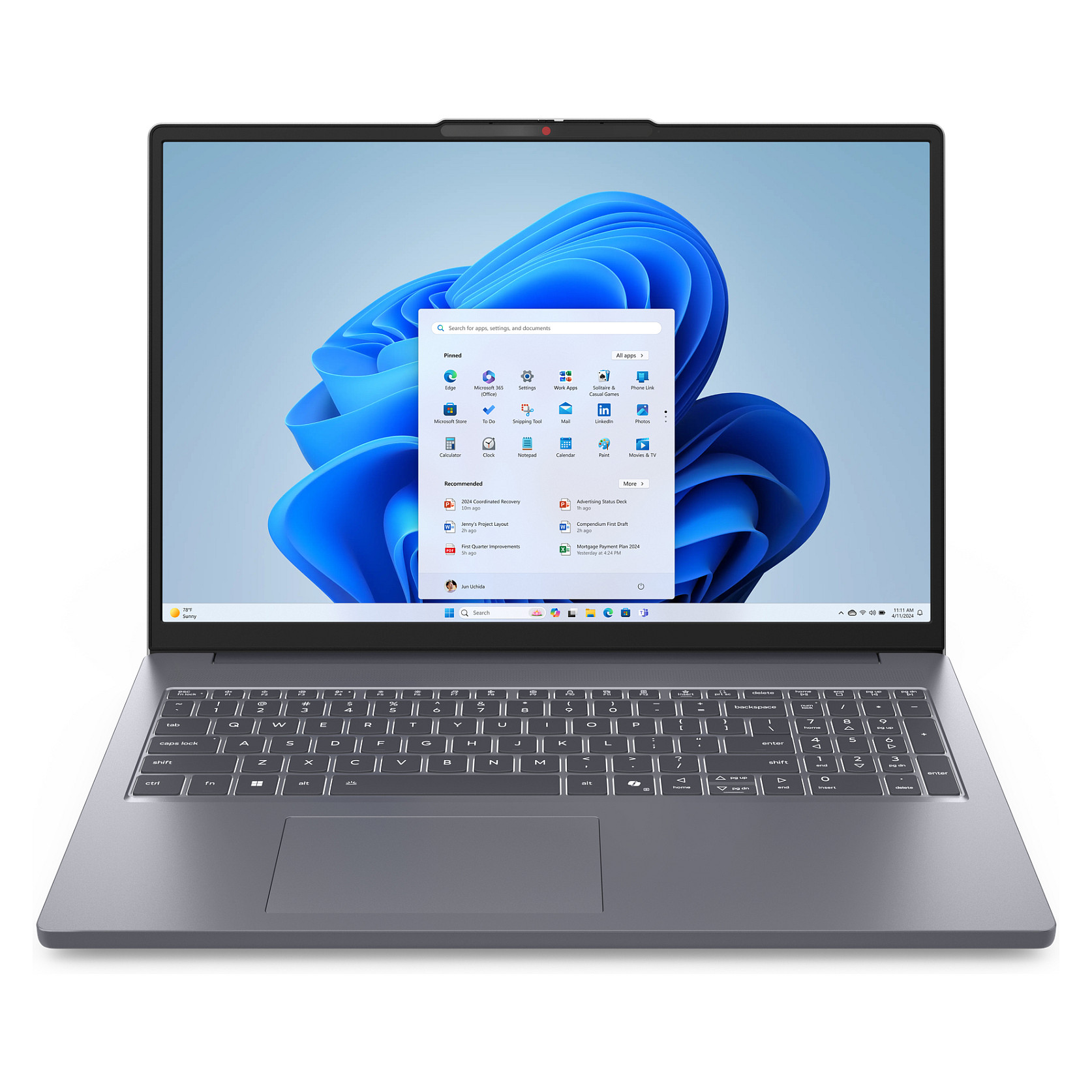 Prijenosno računalo LENOVO IdeaPad Slim 3 16AHP10 (16" WUXGA, Ryzen 7 8840HS, 16GB, 512GB SSD, Radeon 780M, Win11)-0