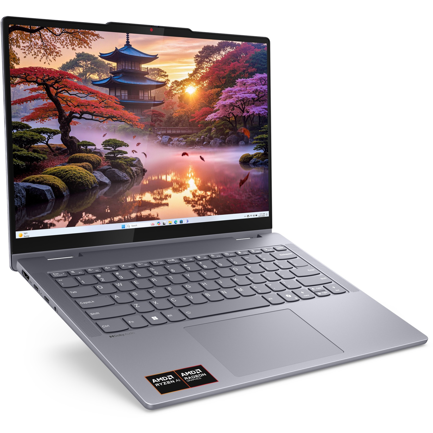 Laptop LENOVO IdeaPad 5 2-in-1 14AKP10 14" WUXGA OLED Ryzen 7 3500U 16GB/512GB Win11 – internacionalna non HR tipkovnica-3