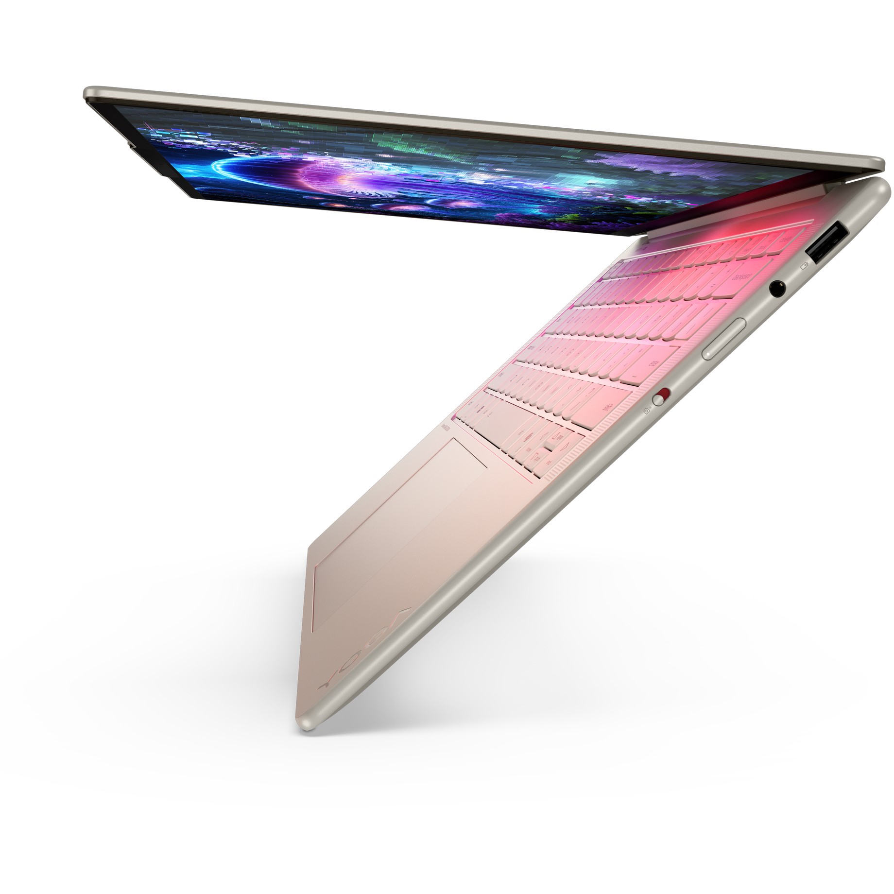 Laptop LENOVO Yoga Slim 7i Aura Edition 14ILL10 (14" WUXGA OLED, Core Ultra 5 226V, 16GB RAM, 512GB SSD, Windows 11, hrvatska tipkovnica, srebrna) – internacionalna non HR tipkovnica-4