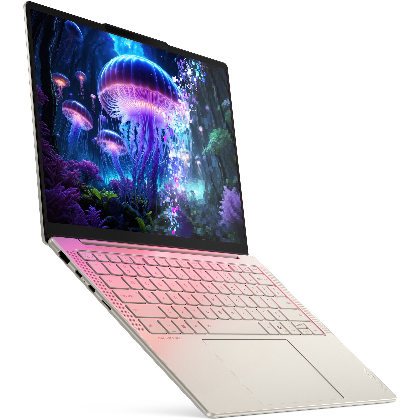 Laptop LENOVO Yoga Slim 7i Aura Edition 14ILL10 (14" WUXGA OLED, Core Ultra 5 226V, 16GB RAM, 512GB SSD, Windows 11, hrvatska tipkovnica, srebrna) – internacionalna non HR tipkovnica-8