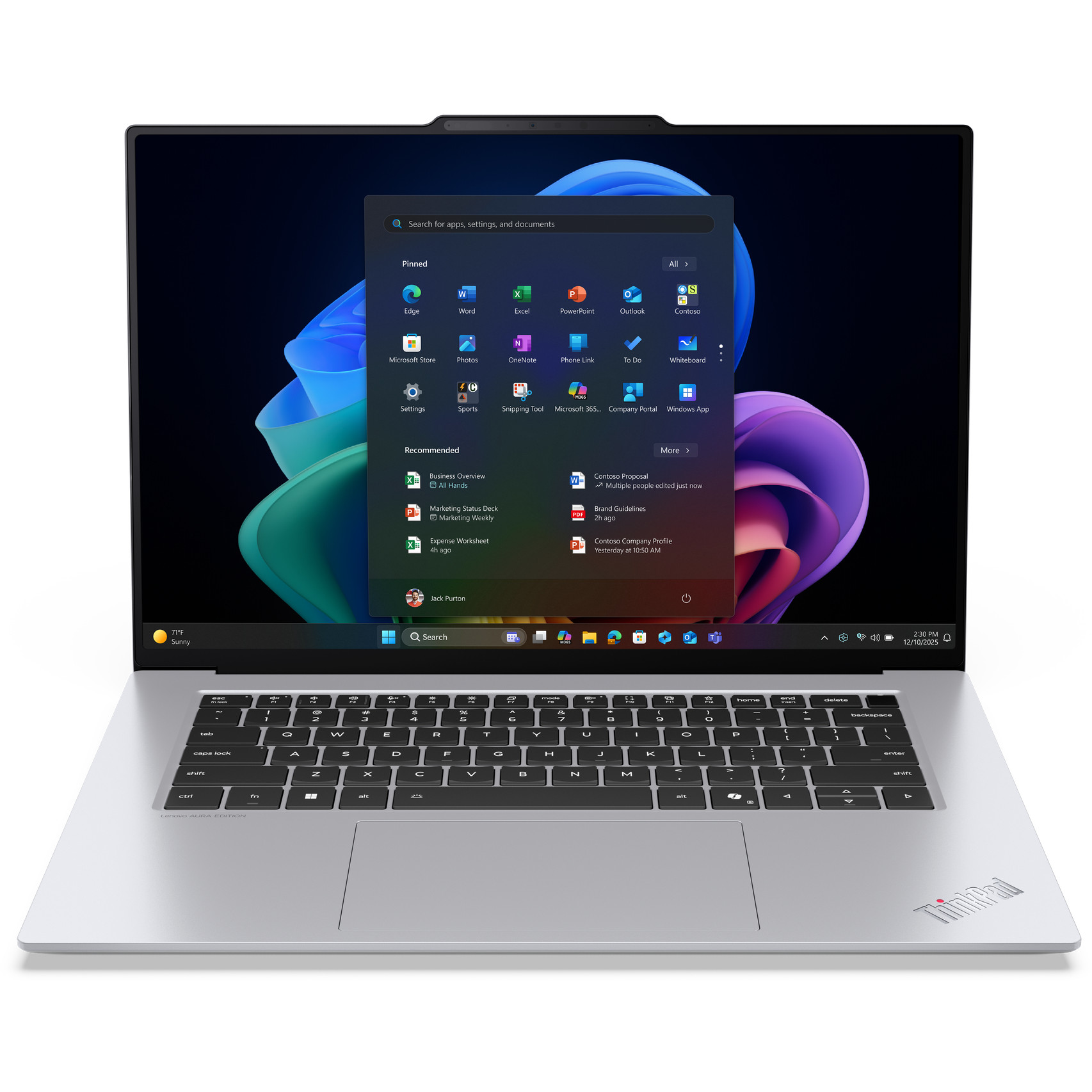 Laptop LENOVO ThinkPad X9 15 G1 (15,3" 2.8K, Intel Core Ultra 7, 32GB RAM, 1TB SSD, Windows 11 Pro) – internacionalna non HR tipkovnica-0