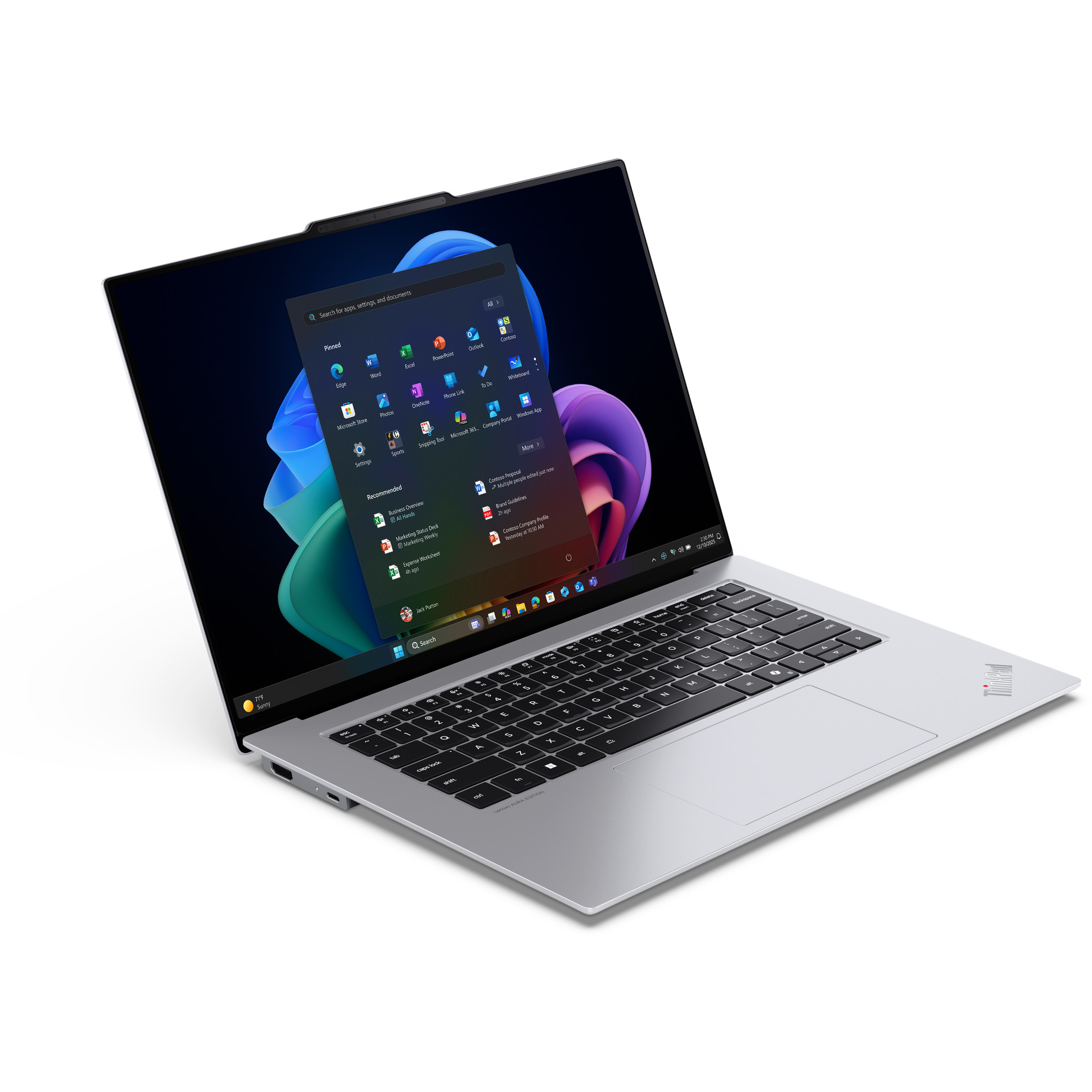 Laptop LENOVO ThinkPad X9 15 G1 (15,3" 2.8K, Intel Core Ultra 7, 32GB RAM, 1TB SSD, Windows 11 Pro) – internacionalna non HR tipkovnica-10