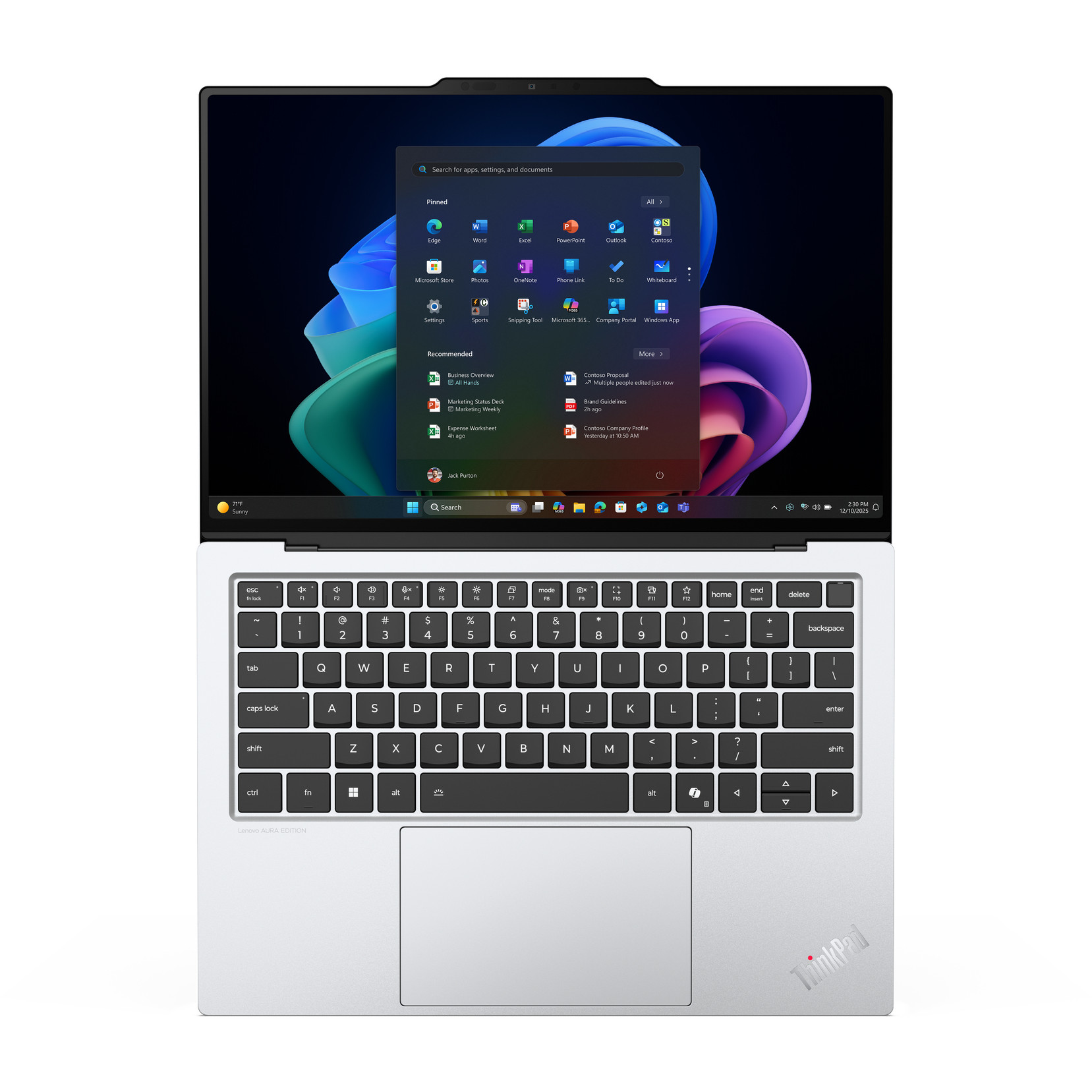 Laptop LENOVO ThinkPad X9 14 G1 (35,56 cm, 2.8K, Intel Core Ultra 7, 32GB RAM, 1TB SSD, UMA, Windows 11 Pro) – internacionalna non HR tipkovnica-7