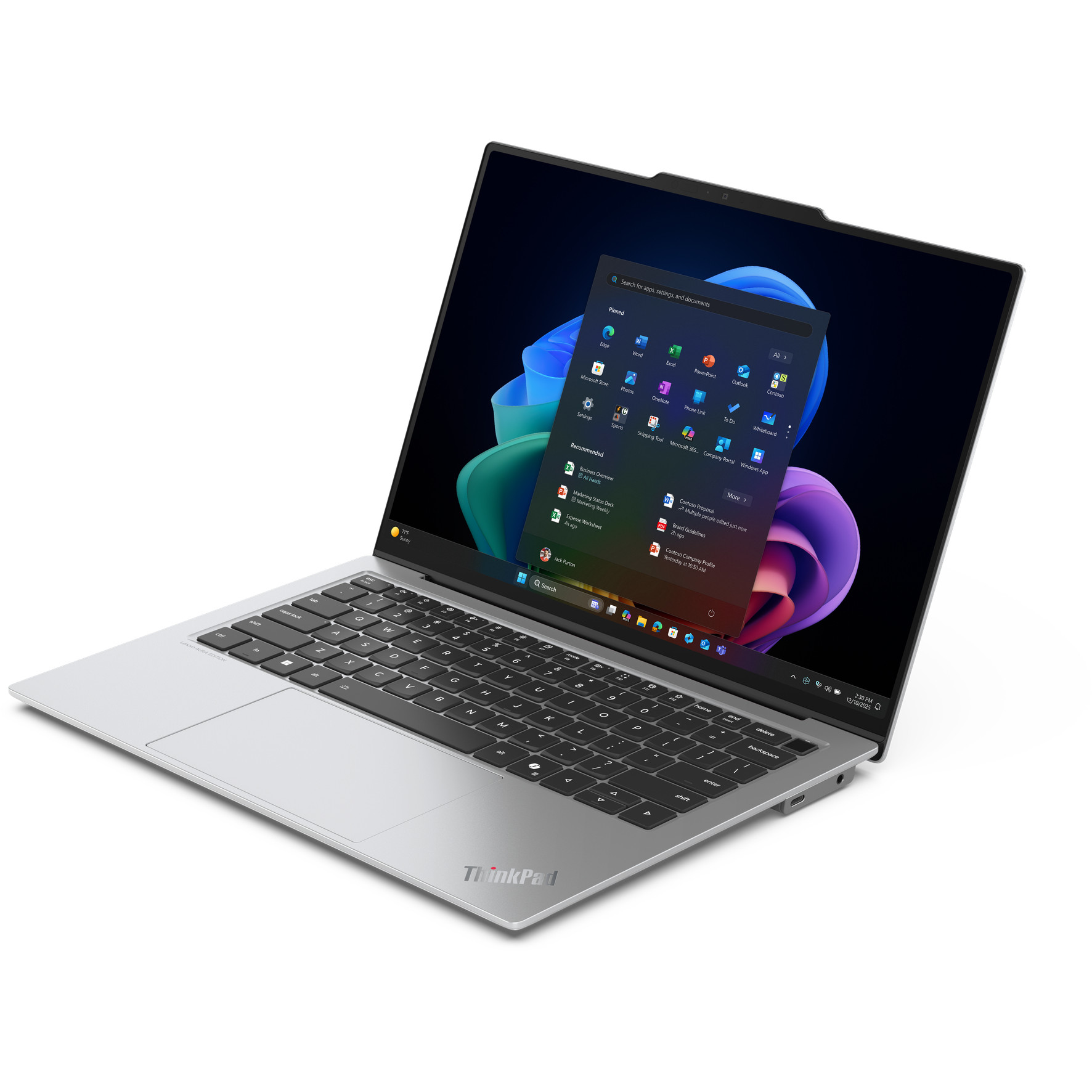 Laptop LENOVO ThinkPad X9 14 G1 (35,56 cm, 2.8K, Intel Core Ultra 7, 32GB RAM, 1TB SSD, UMA, Windows 11 Pro) – internacionalna non HR tipkovnica-9