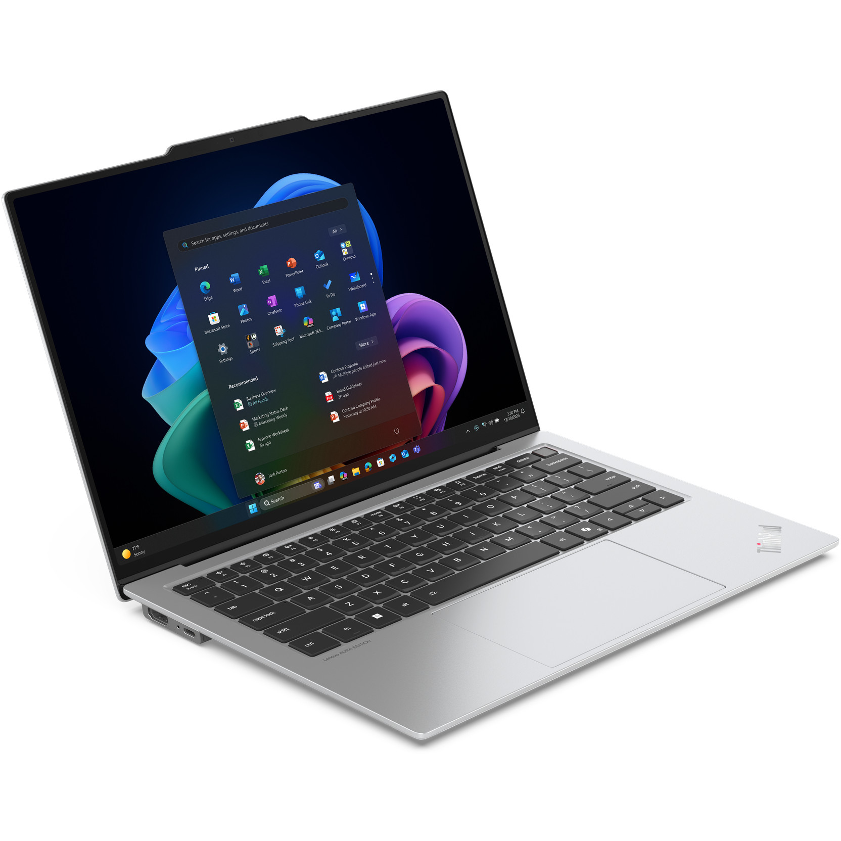 Laptop LENOVO ThinkPad X9 14 G1 (35,56 cm, 2.8K, Intel Core Ultra 7, 32GB RAM, 1TB SSD, UMA, Windows 11 Pro) – internacionalna non HR tipkovnica-10