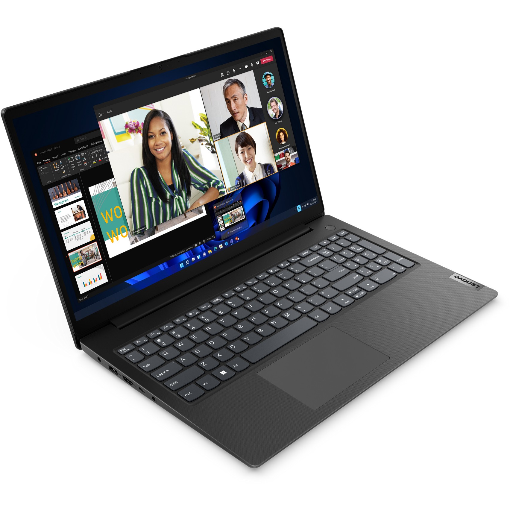 Laptop LENOVO V15 G4 AMN AMD Ryzen™ 3 7320U (15,6", 1920x1080, AMD Ryzen 3, 8GB RAM, 256GB SSD, AMD Radeon, Windows 11, hrvatska tipkovnica, siva) – internacionalna non HR tipkovnica-1