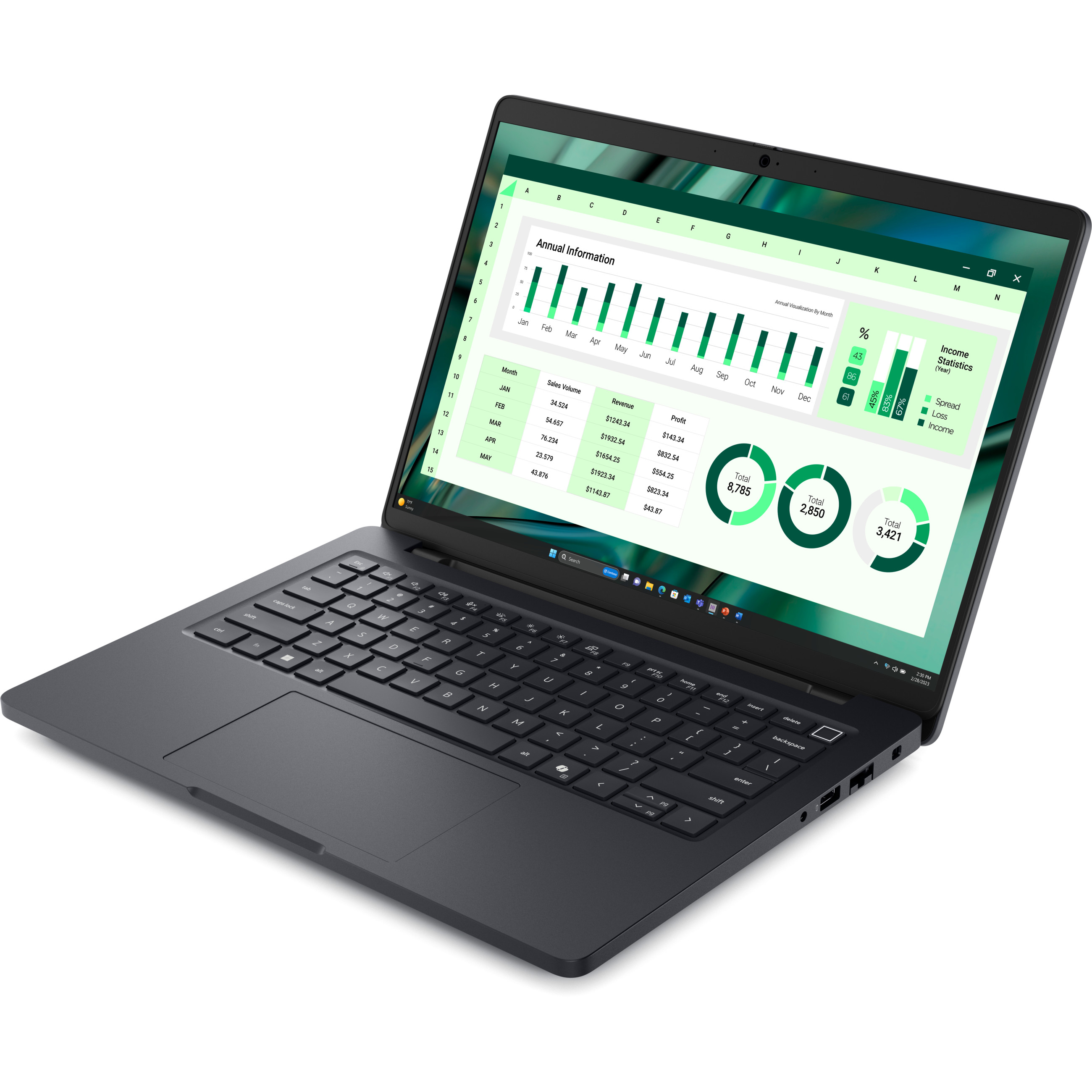 Laptop DELL Pro Max 14 MC14250 U7-265H (14" FHD+, Intel Core i7, 16GB RAM, 512GB SSD, Windows 11 Pro, hrvatska tipkovnica) – internacionalna non HR tipkovnica-2