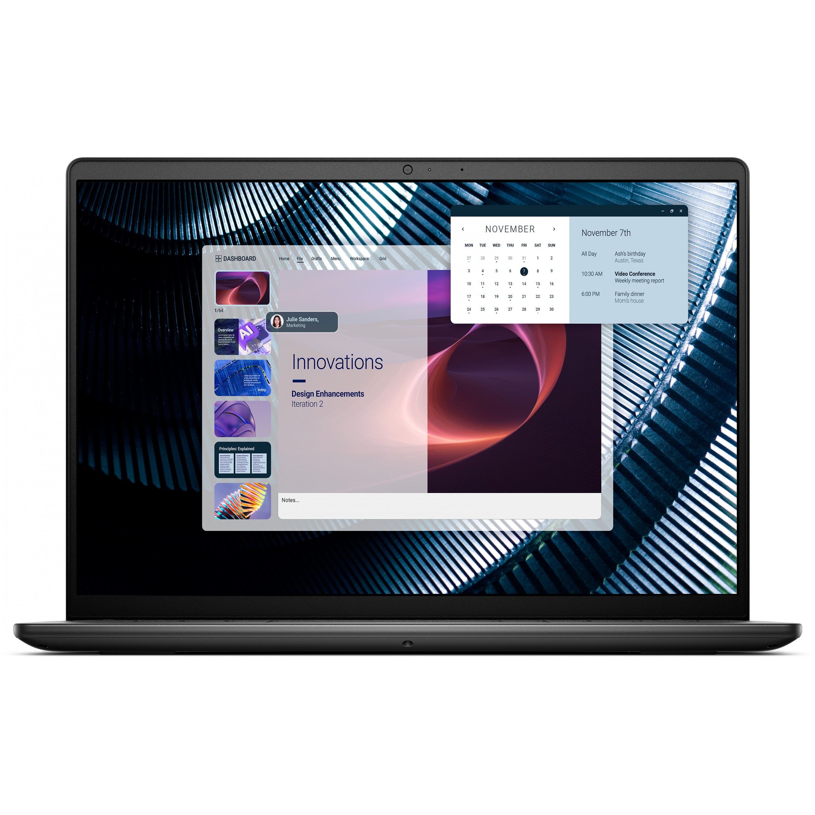 Laptop DELL Pro 14 Essential PV14250 C7-150U (14" FHD+, Intel procesor, 16GB RAM, 1TB SSD, Windows 11 Pro, crna) – internacionalna non HR tipkovnica-1