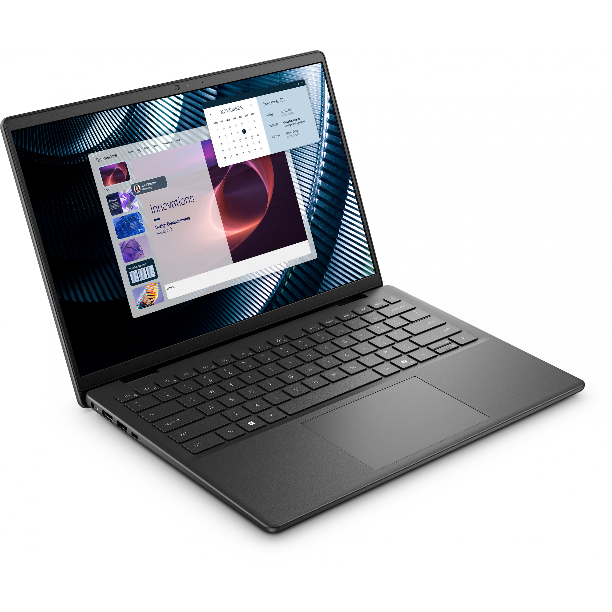 Laptop DELL Pro 14 Essential PV14250 C7-150U (14" FHD+, Intel procesor, 16GB RAM, 1TB SSD, Windows 11 Pro, crna) – internacionalna non HR tipkovnica-2