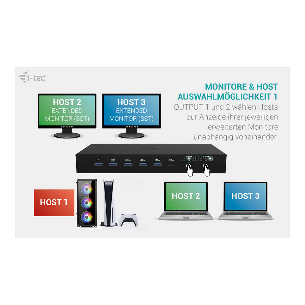 Docking Station I-TEC USB-C KVM DOCKING STATION-12