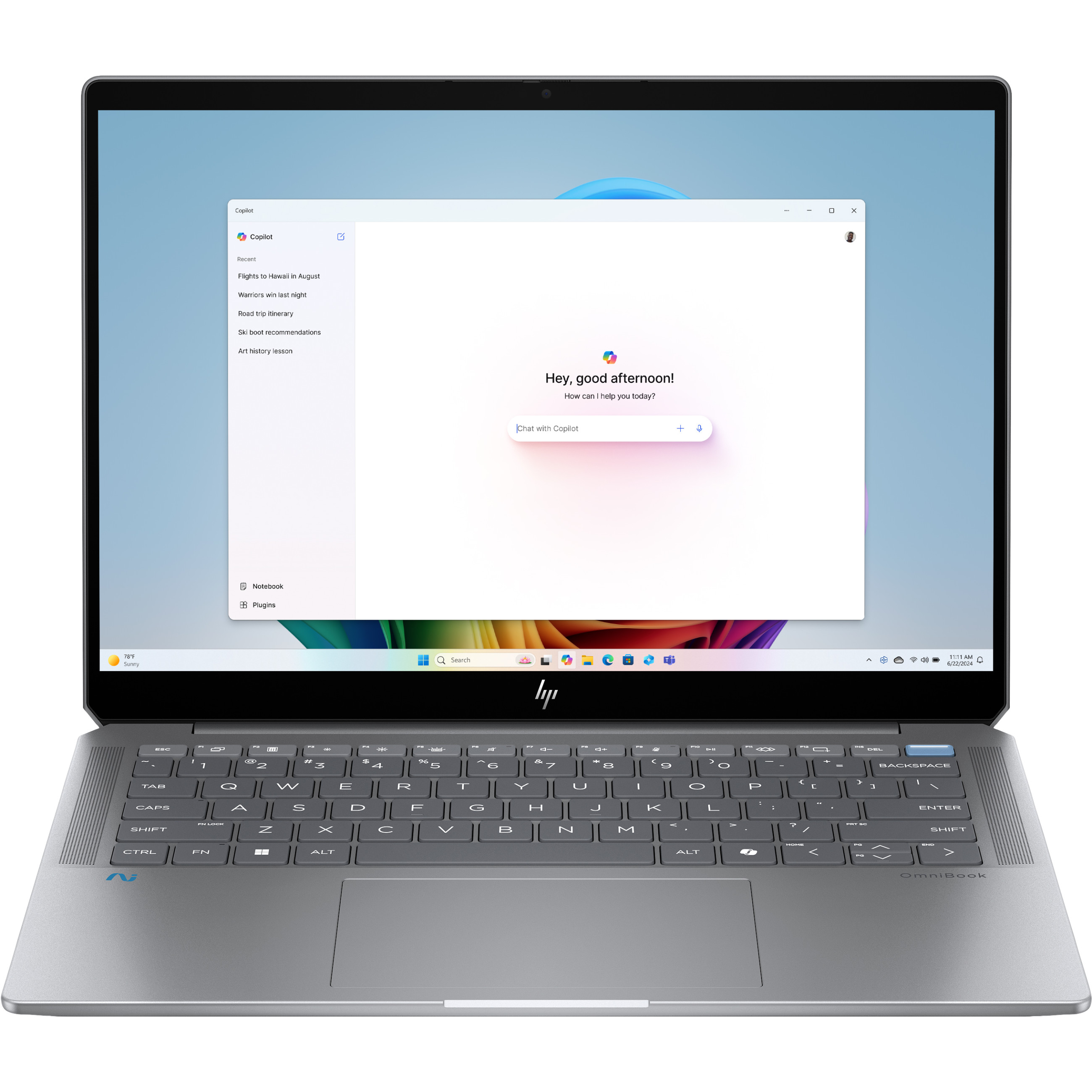 Laptop HP OMNIBOOK ULTRA 14-FD0099NG (35,6 cm, 14"), AMD Ryzenâ„¢ AI 9 HX 375 – internacionalna non HR tipkovnica