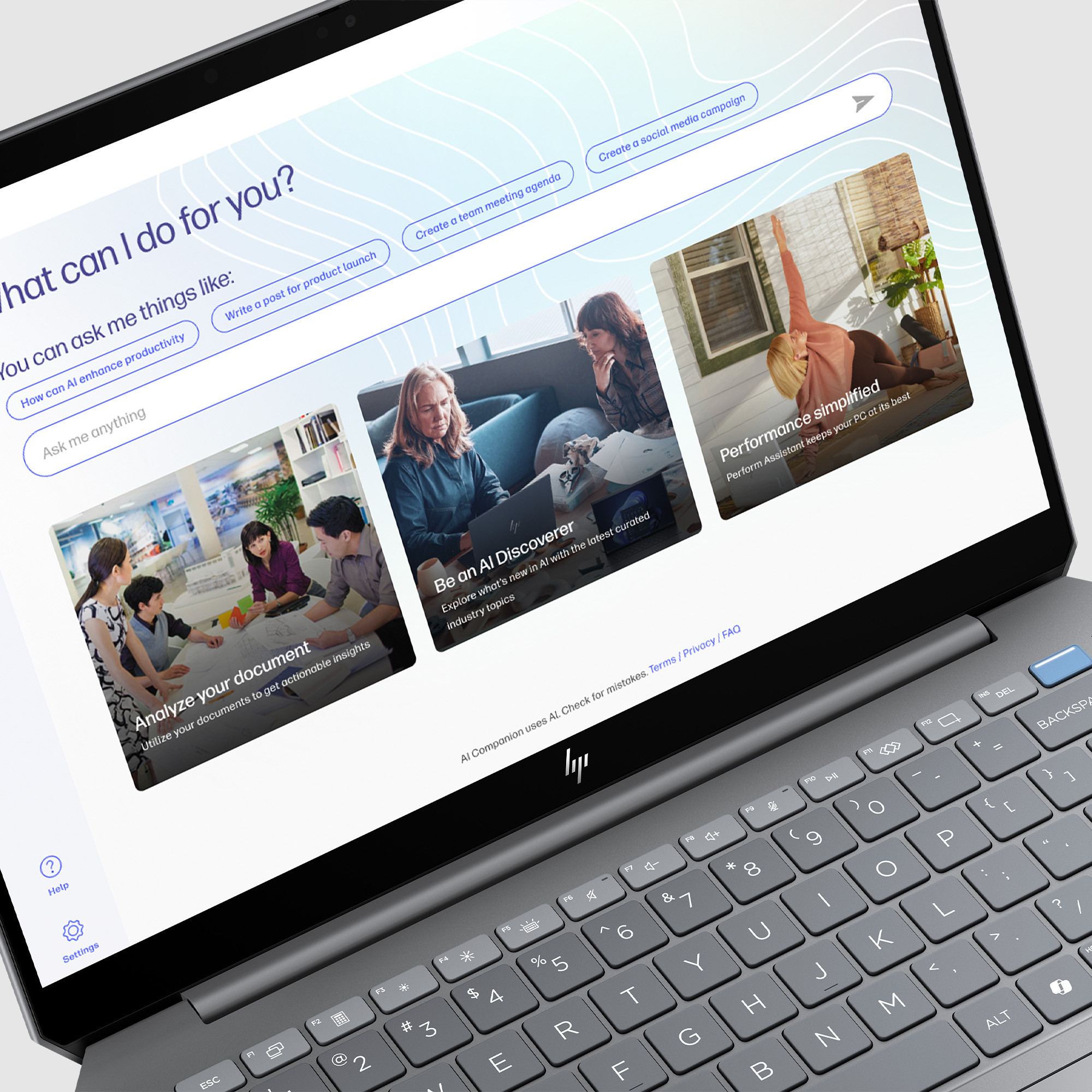 Laptop HP OMNIBOOK ULTRA 14-FD0099NG (35,6 cm, 14"), AMD Ryzenâ„¢ AI 9 HX 375 – internacionalna non HR tipkovnica-2