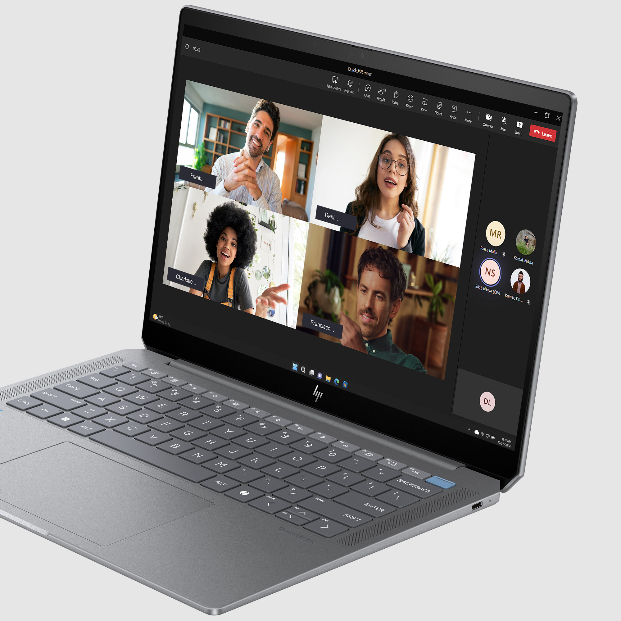 Laptop HP OMNIBOOK ULTRA 14-FD0099NG (35,6 cm, 14"), AMD Ryzenâ„¢ AI 9 HX 375 – internacionalna non HR tipkovnica-5