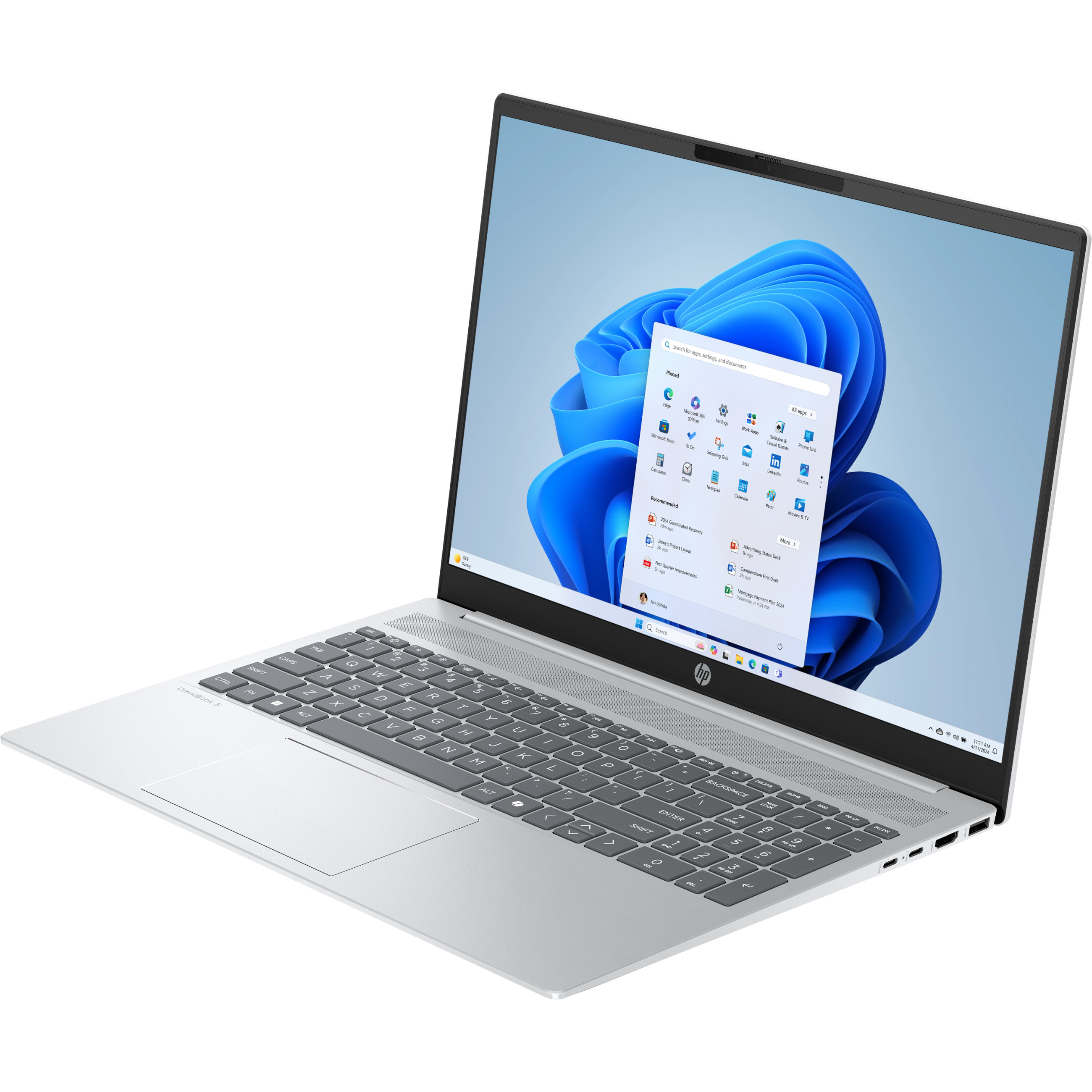 Laptop HP OmniBook 5 AI 16" 2K Core Ultra 5 225U (16GB RAM, 512GB SSD, Windows 11 Home) – internacionalna non HR tipkovnica-6