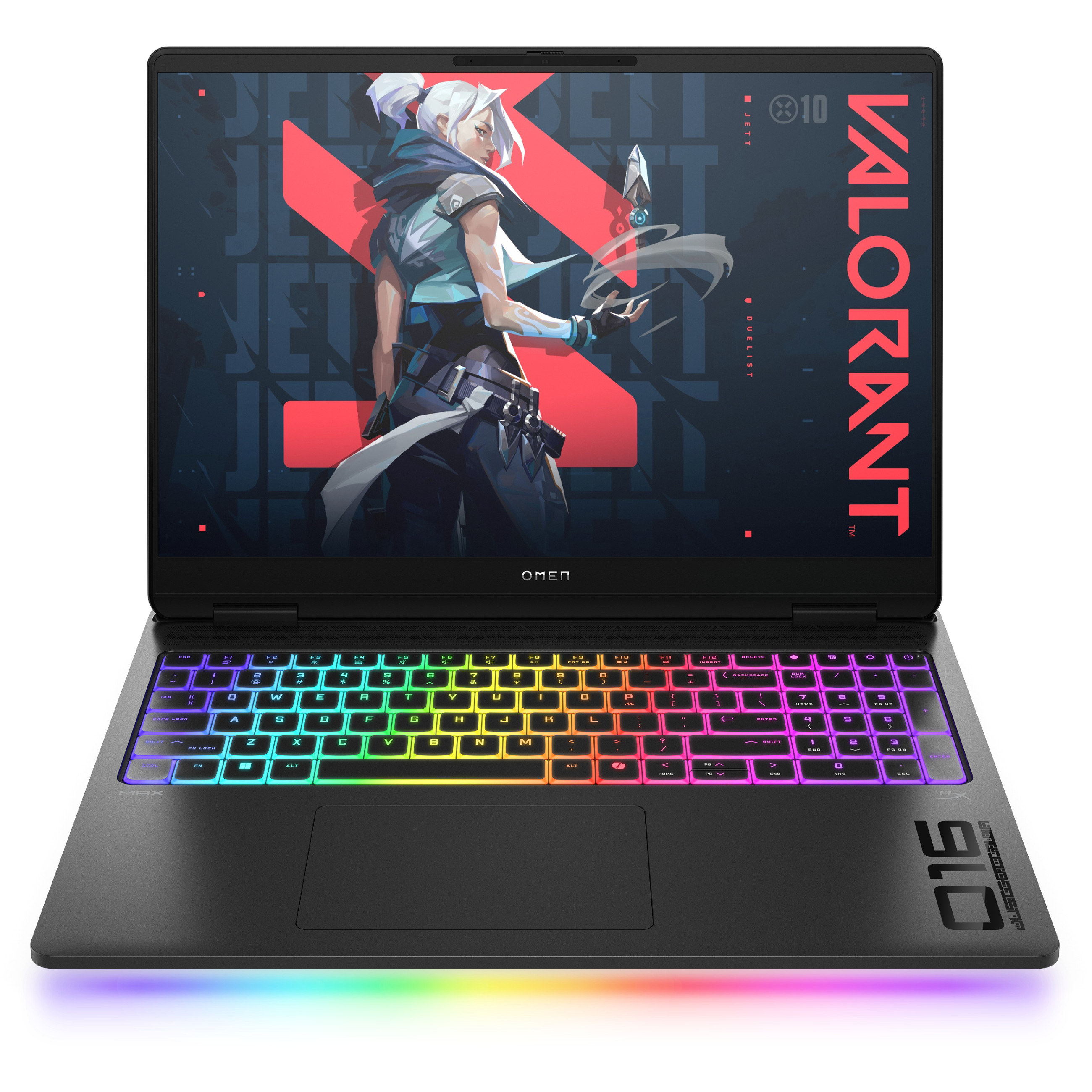 Laptop HP OMEN Max 16" WQXGA OLED Core Ultra 9 275HX (16" ekran, WQXGA, Intel Core i9, 32GB RAM, 2TB SSD, NVIDIA RTX 5080, Windows 11, hrvatska tipkovnica, crna boja) – internacionalna non HR tipkovnica