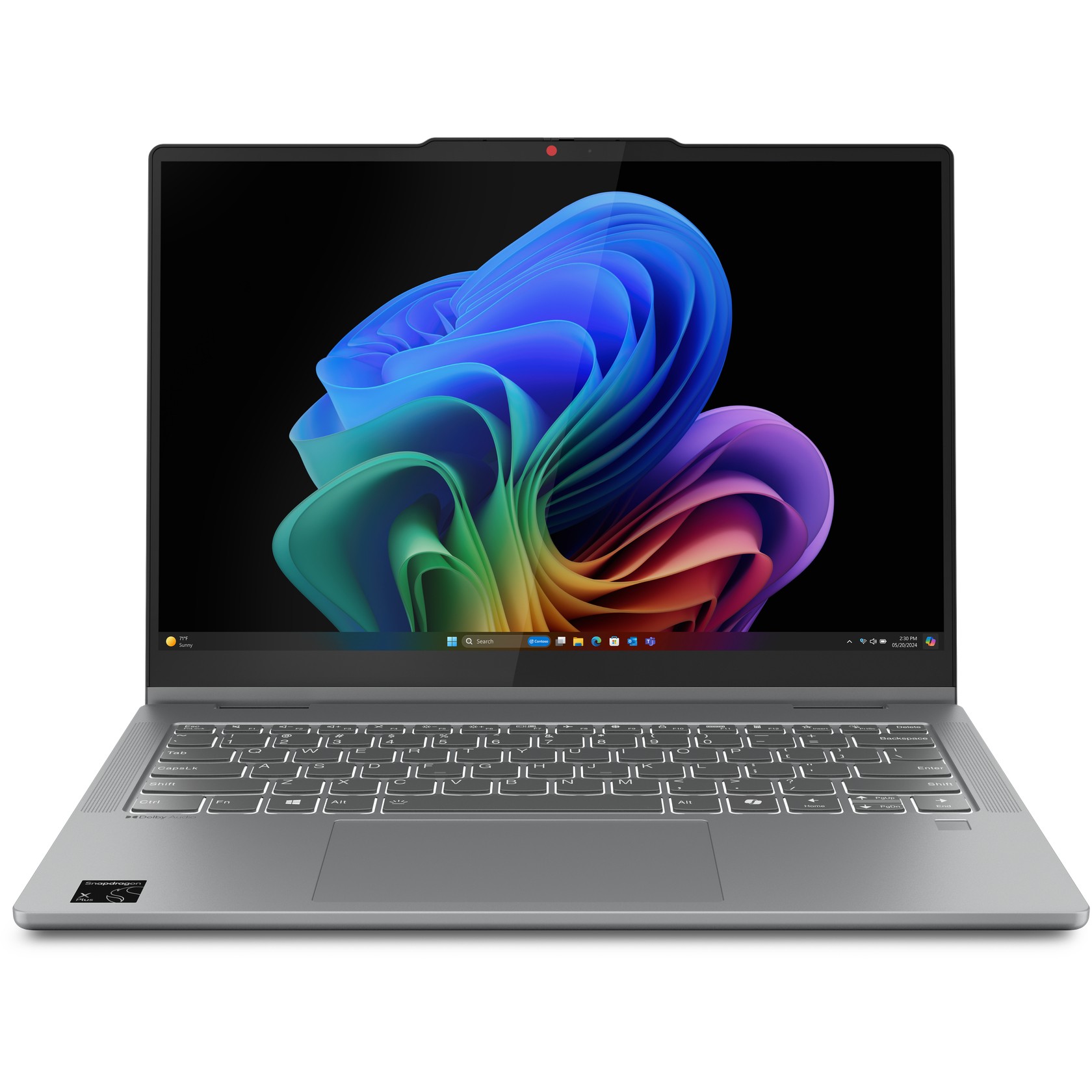 Laptop LENOVO IdeaPad 5 2-in-1 14Q8X9 (14" WUXGA OLED, Snapdragon® X Plus, 16GB RAM, 1TB SSD, Windows 11, hrvatska tipkovnica) – internacionalna non HR tipkovnica