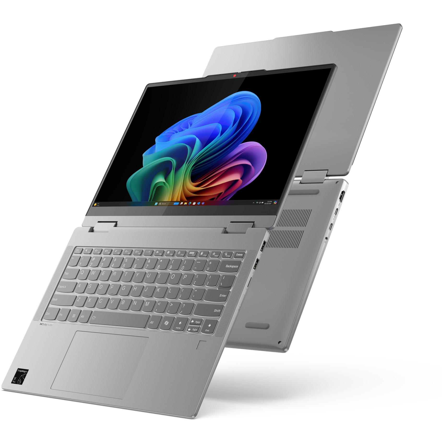 Laptop LENOVO IdeaPad 5 2-in-1 14Q8X9 (14" WUXGA OLED, Snapdragon® X Plus, 16GB RAM, 1TB SSD, Windows 11, hrvatska tipkovnica) – internacionalna non HR tipkovnica-9