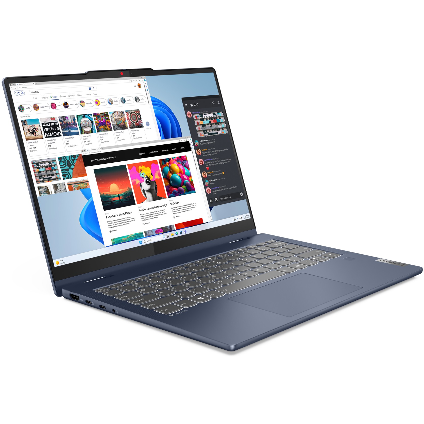 Laptop LENOVO IdeaPad 5 14IRH9 (14 inch, 1920x1080, Intel Core i5, 16GB RAM, 512GB SSD, Intel Iris Xe, Windows 11, hrvatska tipkovnica, srebrna) – internacionalna non HR tipkovnica-9
