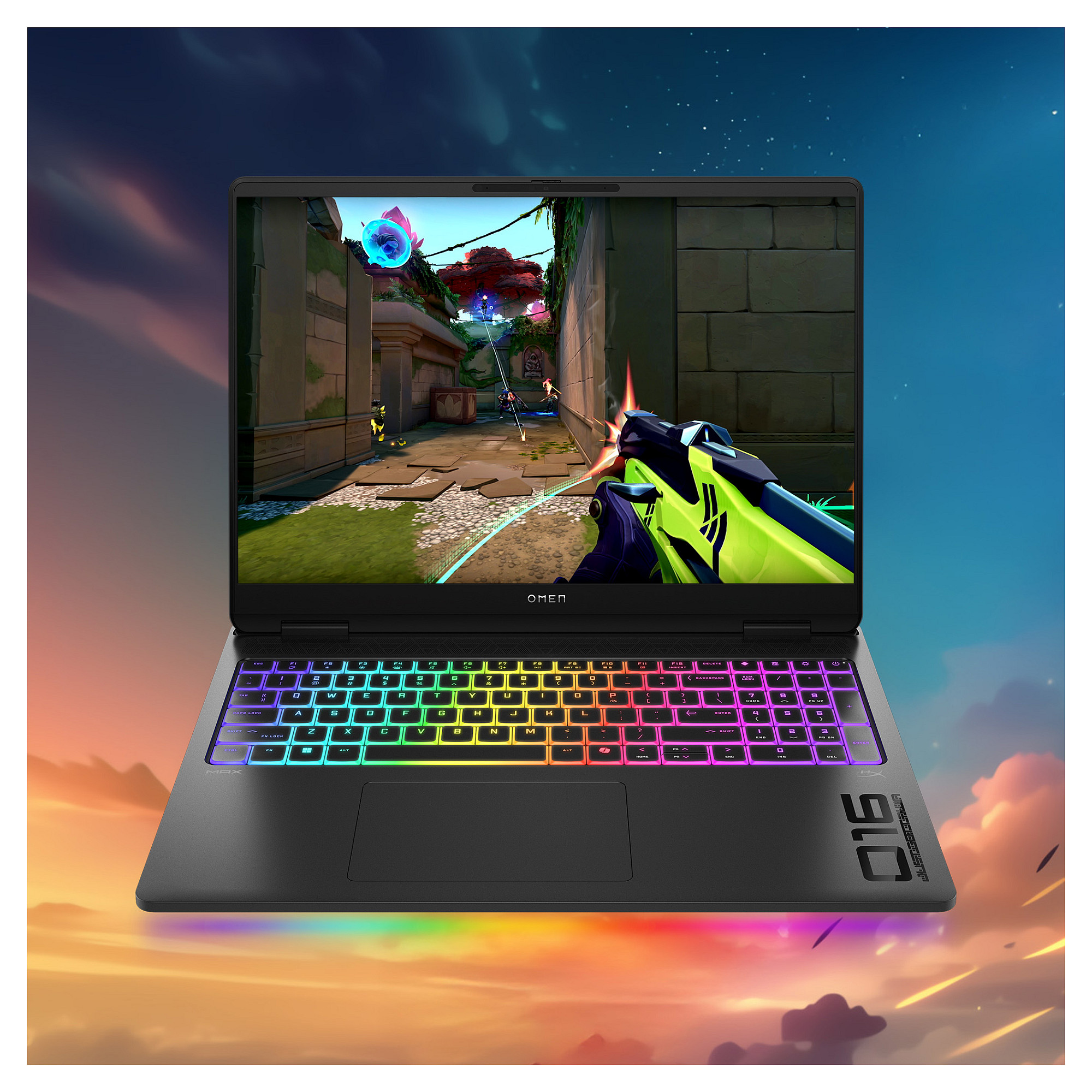 Laptop HP Omen Max 16-ak0073ng (40.6 cm, 2560 x 1600, Intel Core i7, 16 GB RAM, 1 TB SSD, NVIDIA GeForce RTX 4060, Windows 11, hrvatska tipkovnica, crna) – internacionalna non HR tipkovnica-13